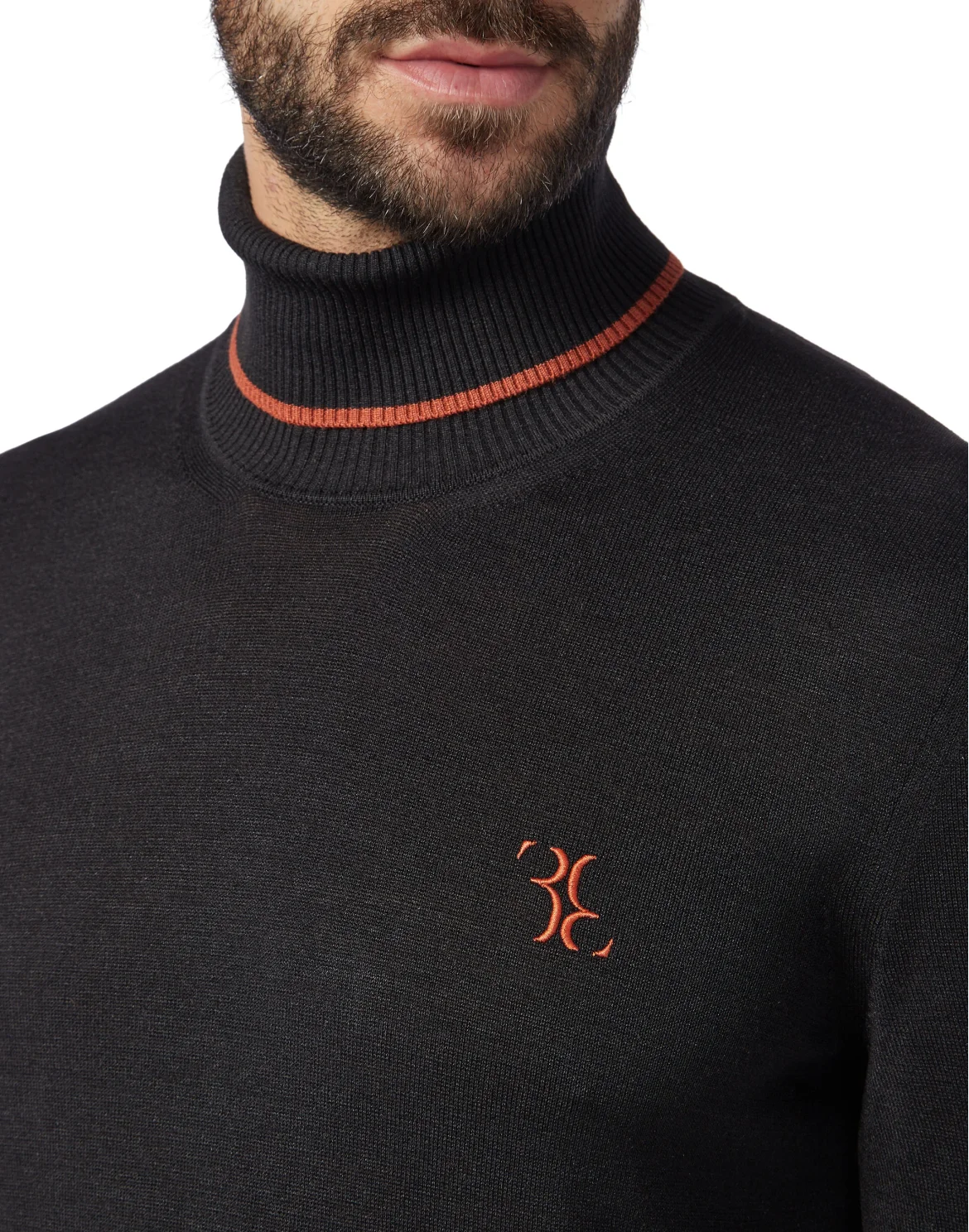 Turtle Neck LS "Eric", цвет: Черный