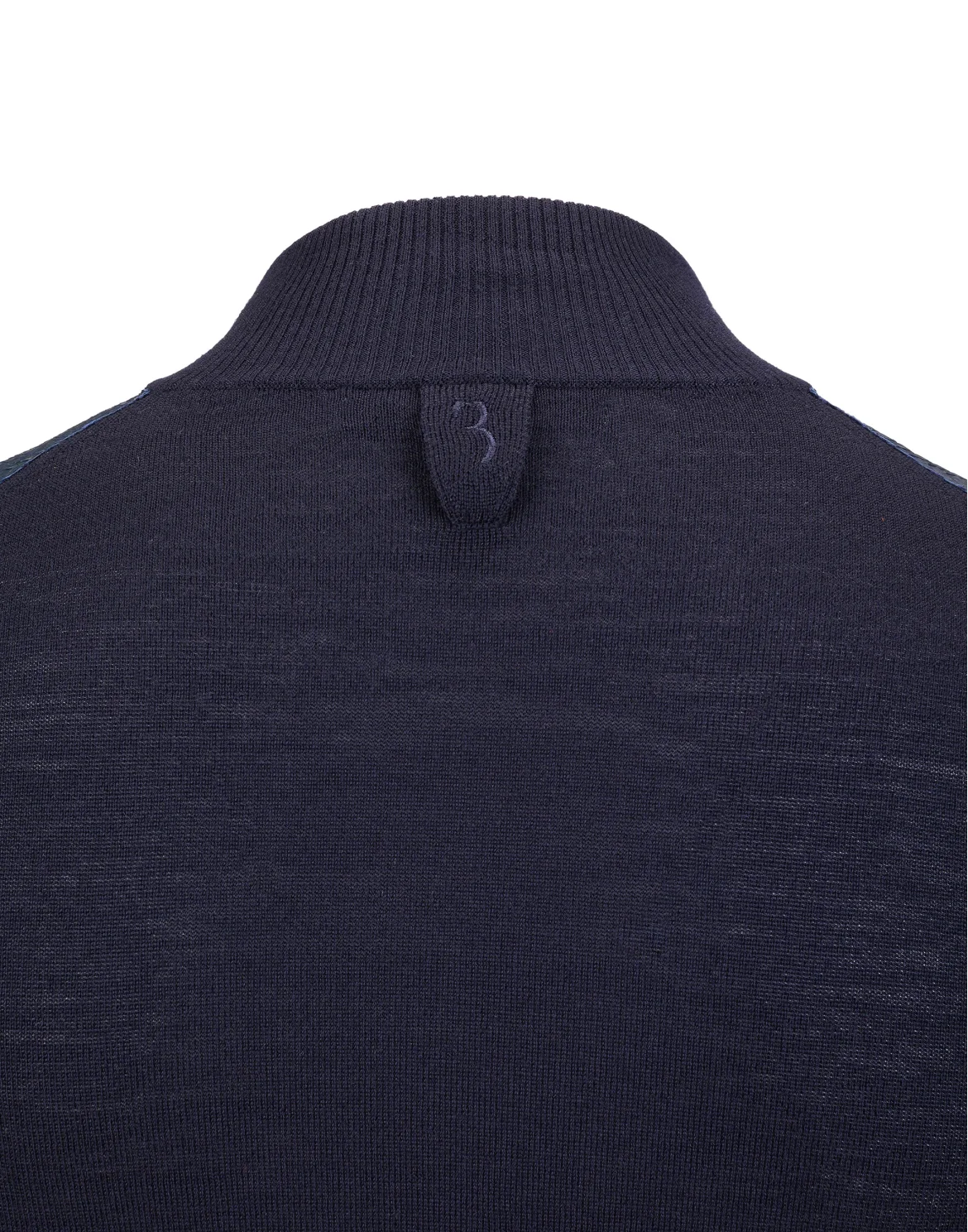 Pullover zip mock "Florian", цвет: Синий