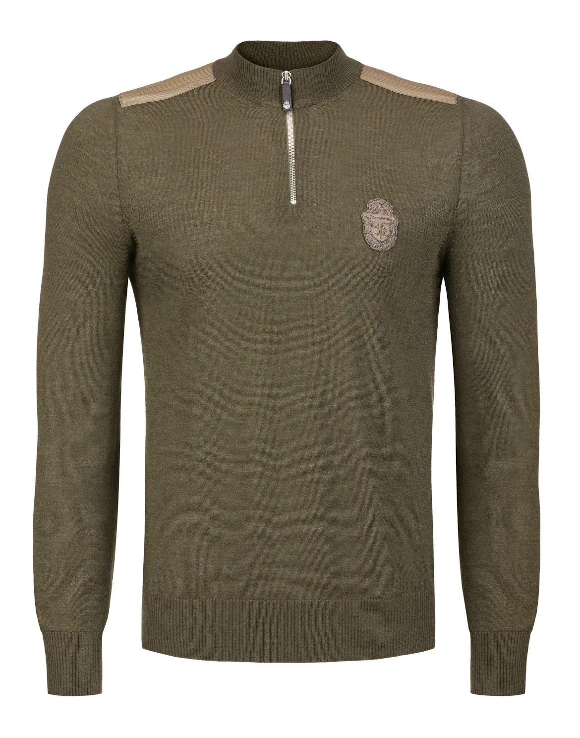 Pullover zip mock "Florian", цвет: Камуфляж