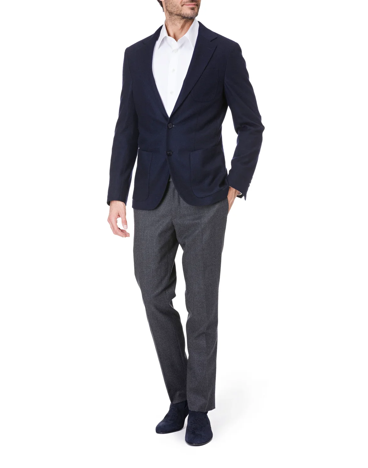 Blazer Slim Fit "Delon", цвет: Синий