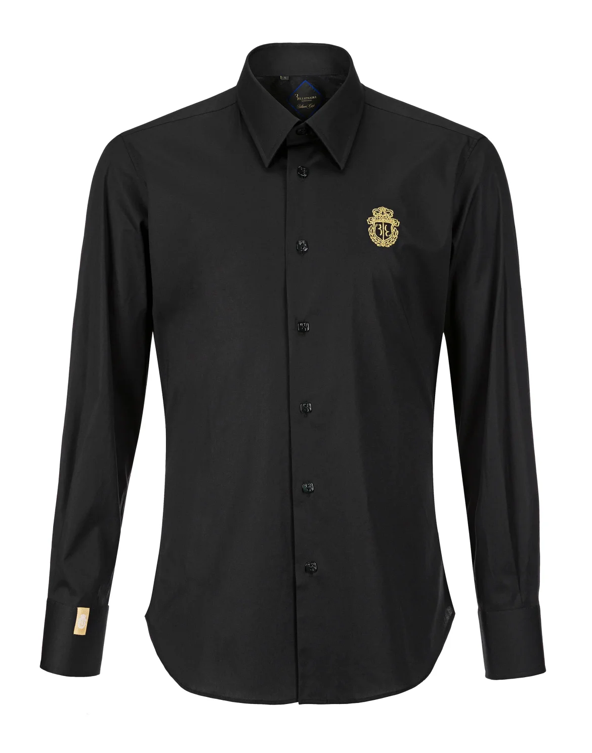 Shirt Silver Cut LS "Tristan", цвет: Черный