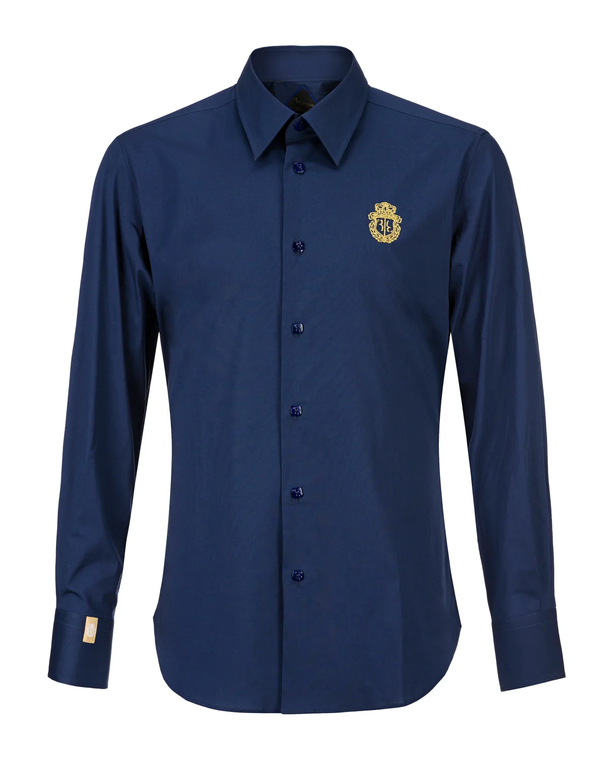 Shirt Silver Cut LS "Tristan", цвет: Синий