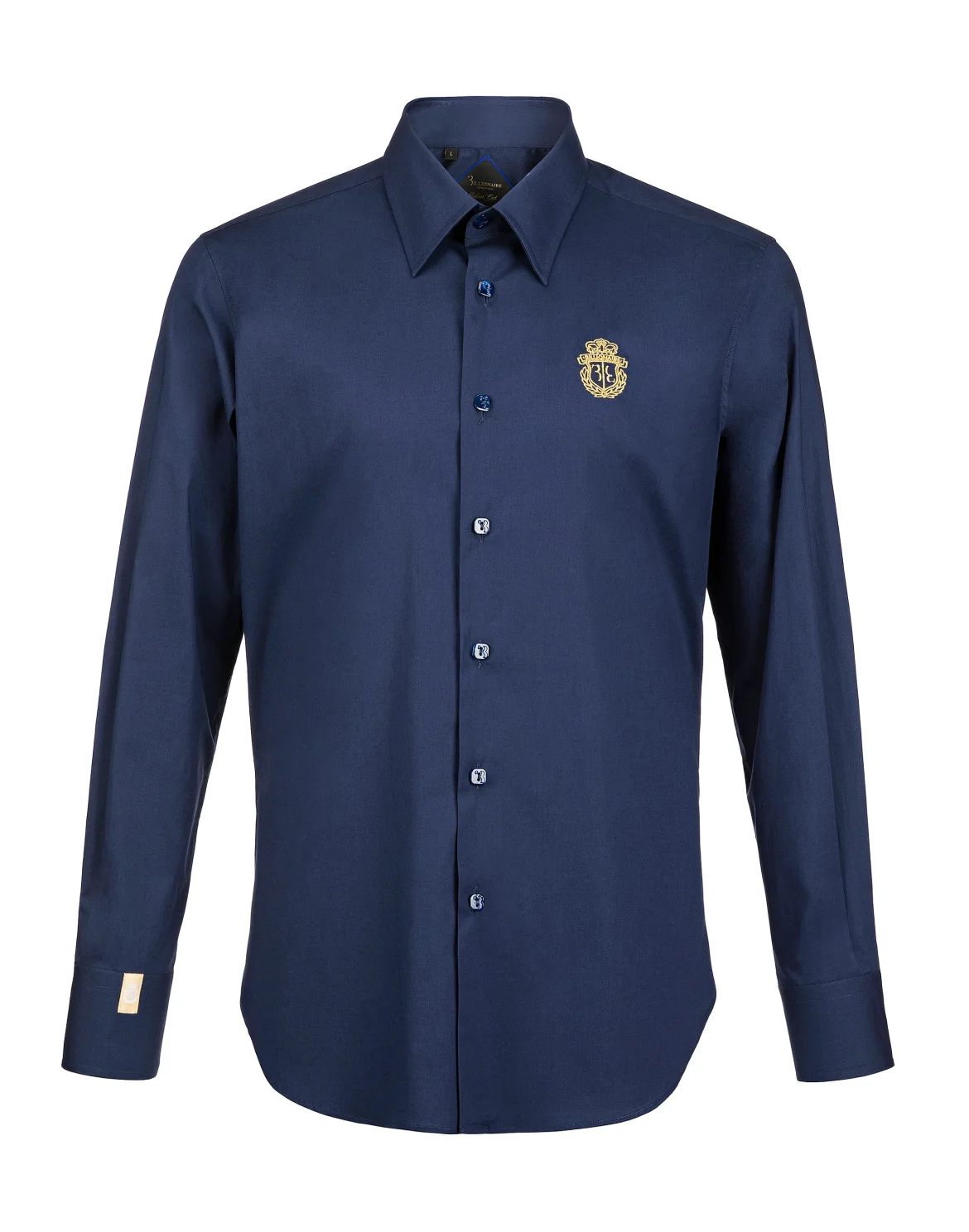 Shirt Silver Cut LS "Tristan", цвет: Синий