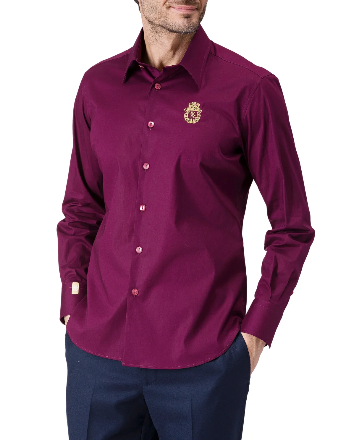 Shirt Silver Cut LS "Tristan", цвет: Золотой