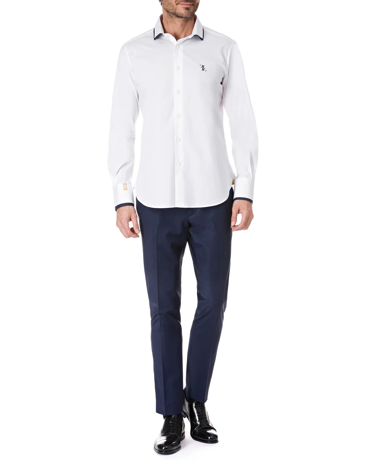 Shirt Silver Cut LS "Antòn", цвет: Белый