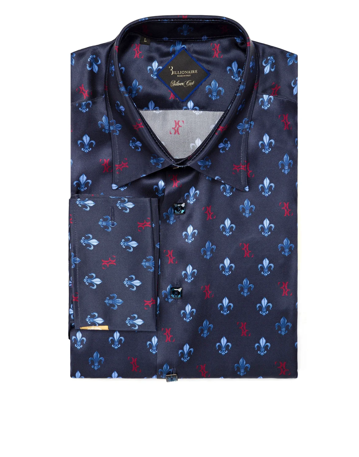 Shirt Silver Cut LS "Basilio", цвет: Синий