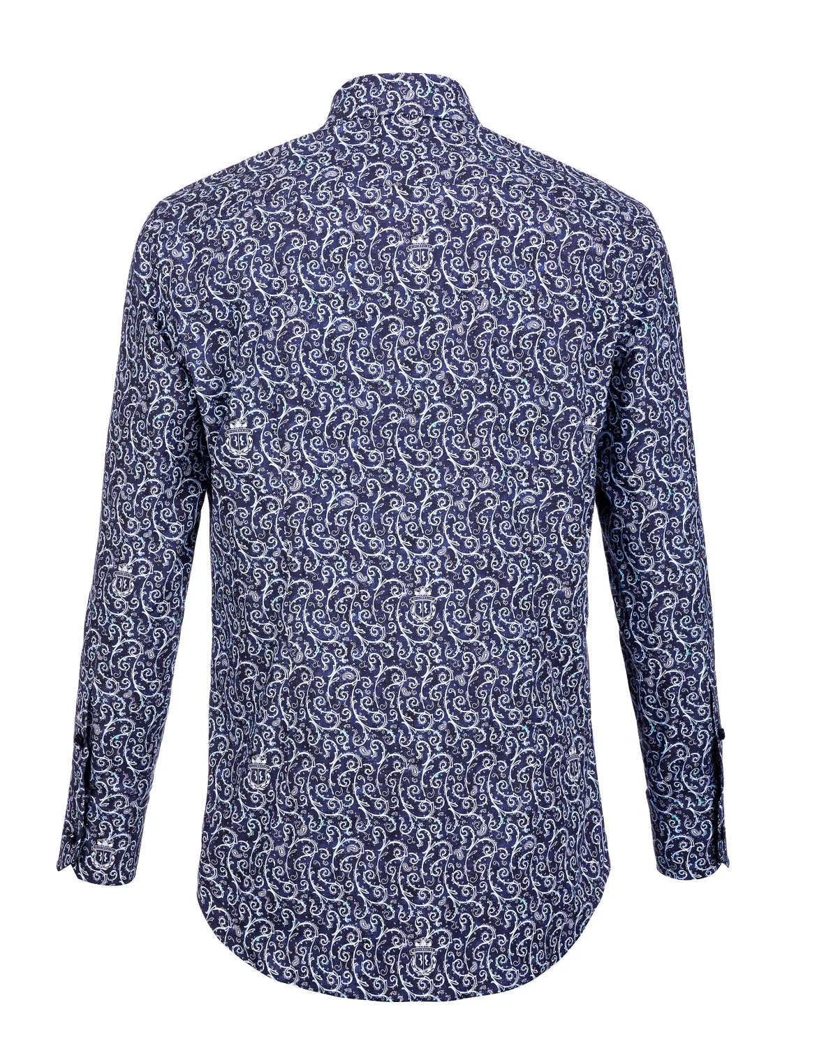 Shirt Silver Cut LS "Esteban", цвет: Синий