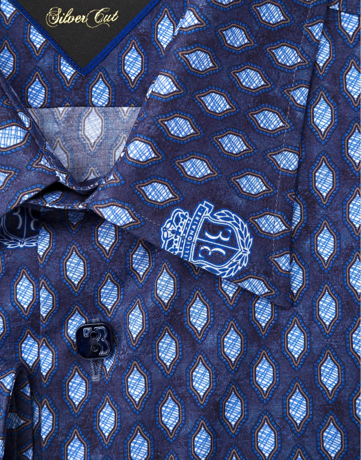 Shirt Silver Cut LS "Gabriel", цвет: Синий