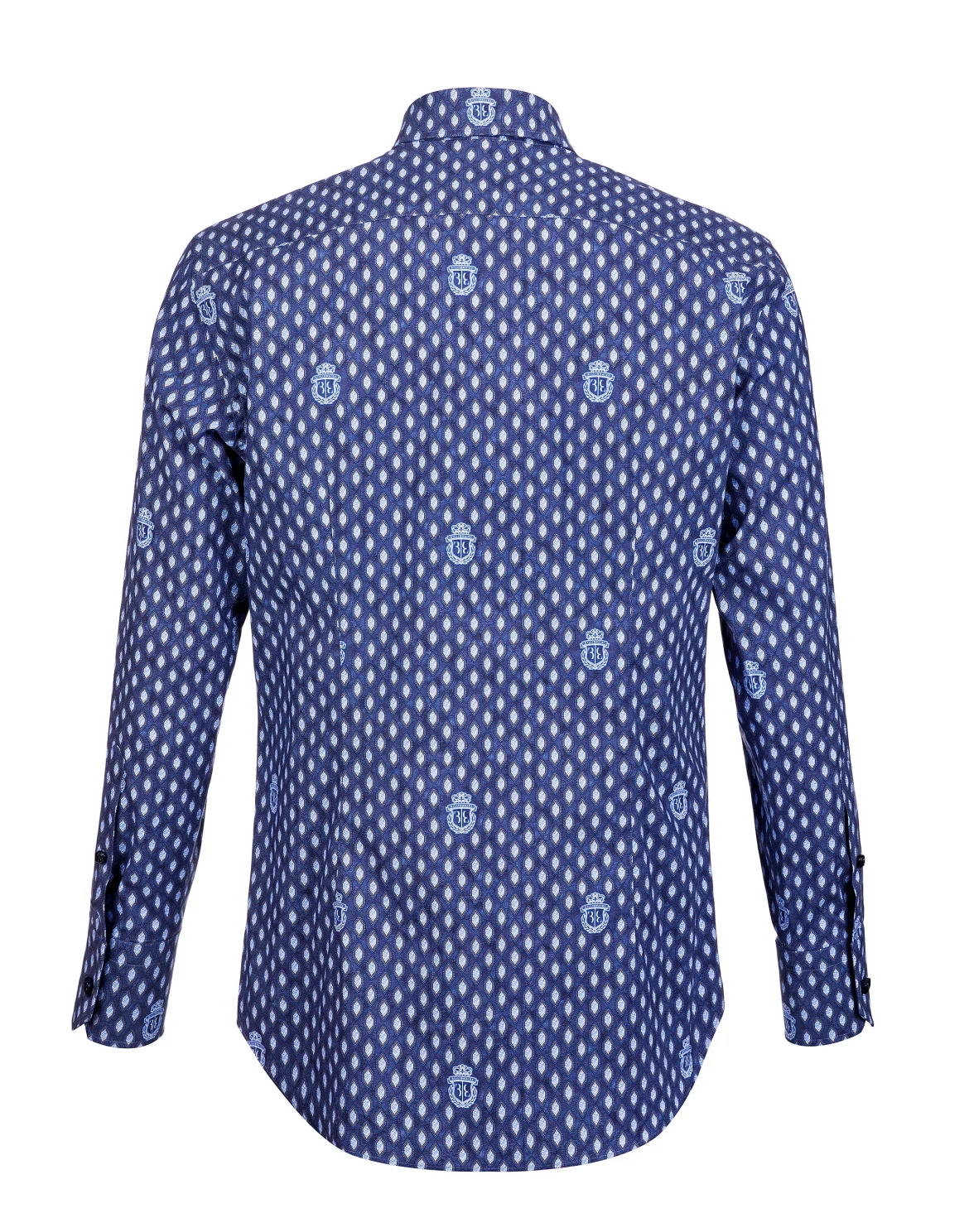 Shirt Silver Cut LS "Gabriel", цвет: Синий