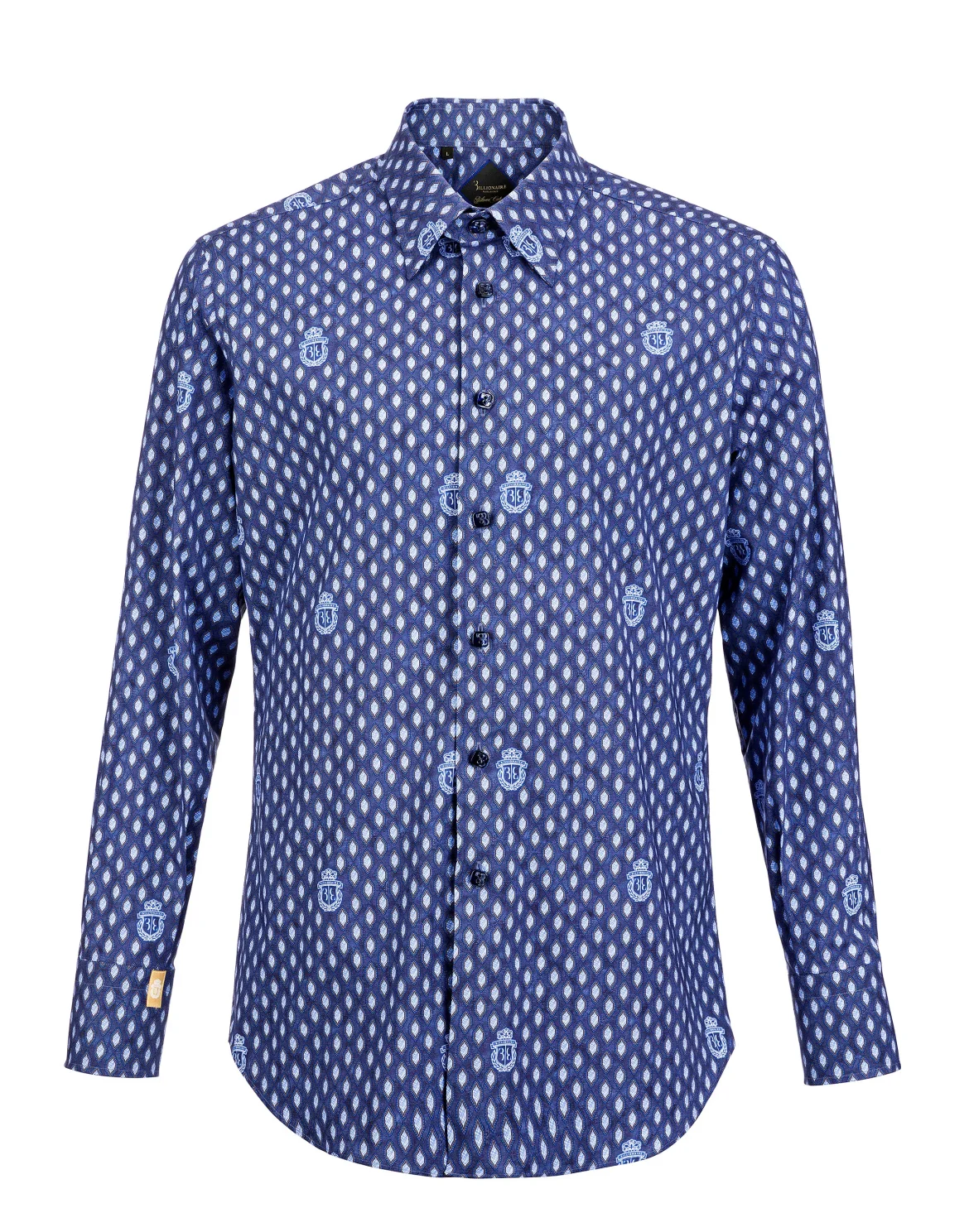Shirt Silver Cut LS "Gabriel", цвет: Синий