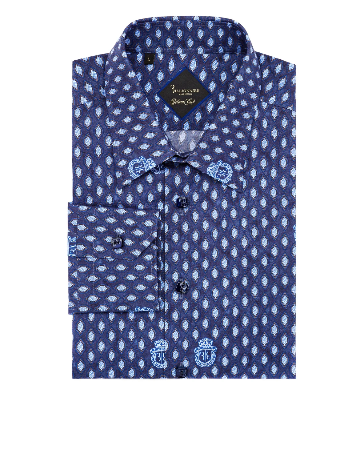 Shirt Silver Cut LS "Gabriel", цвет: Синий