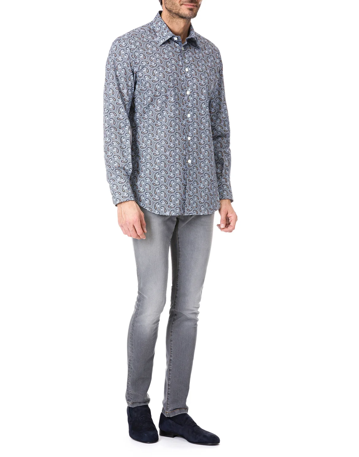 Shirt Silver Cut LS "Iker", цвет: Белый