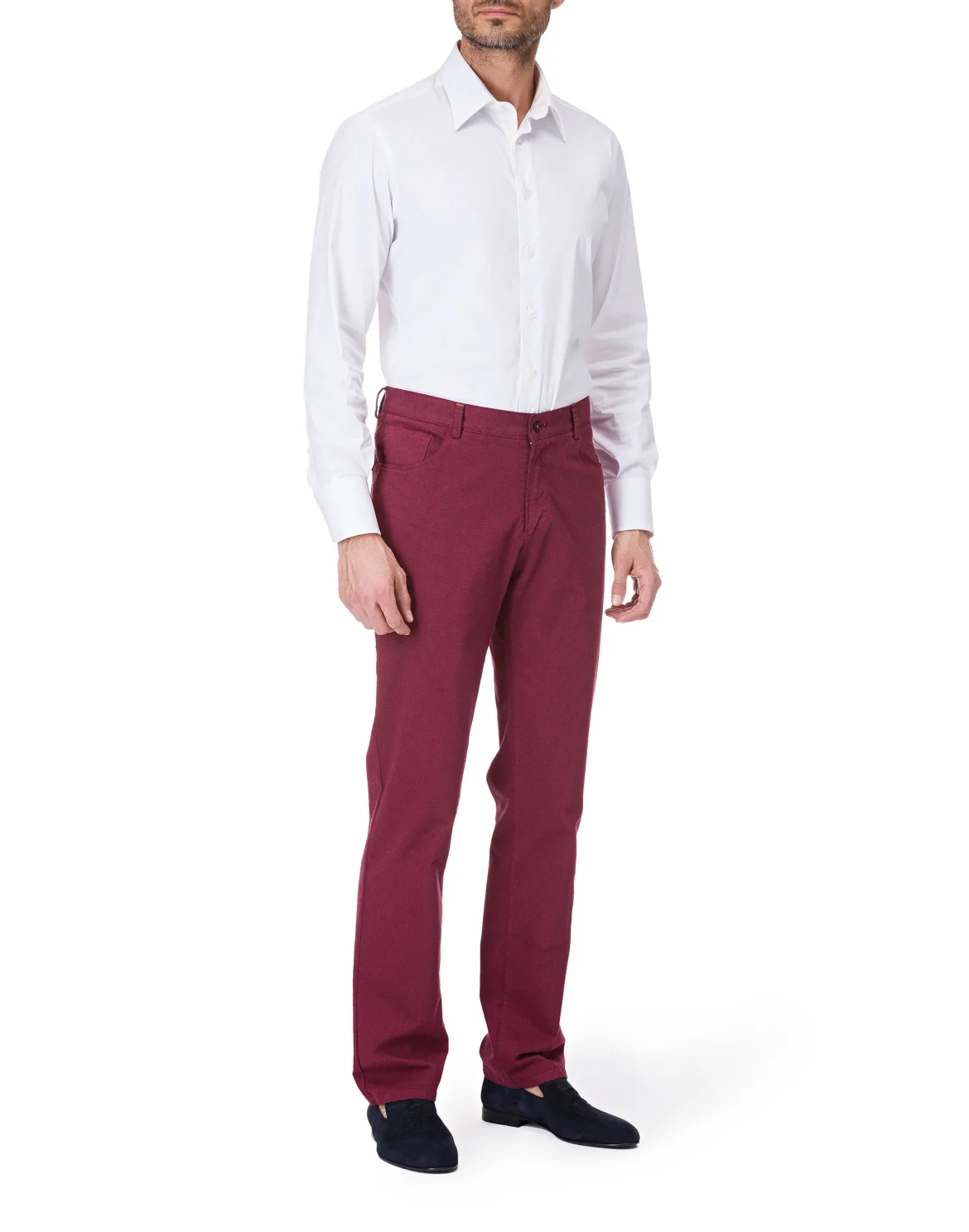 Long Trousers "Edward" DROP 6, цвет: Красный