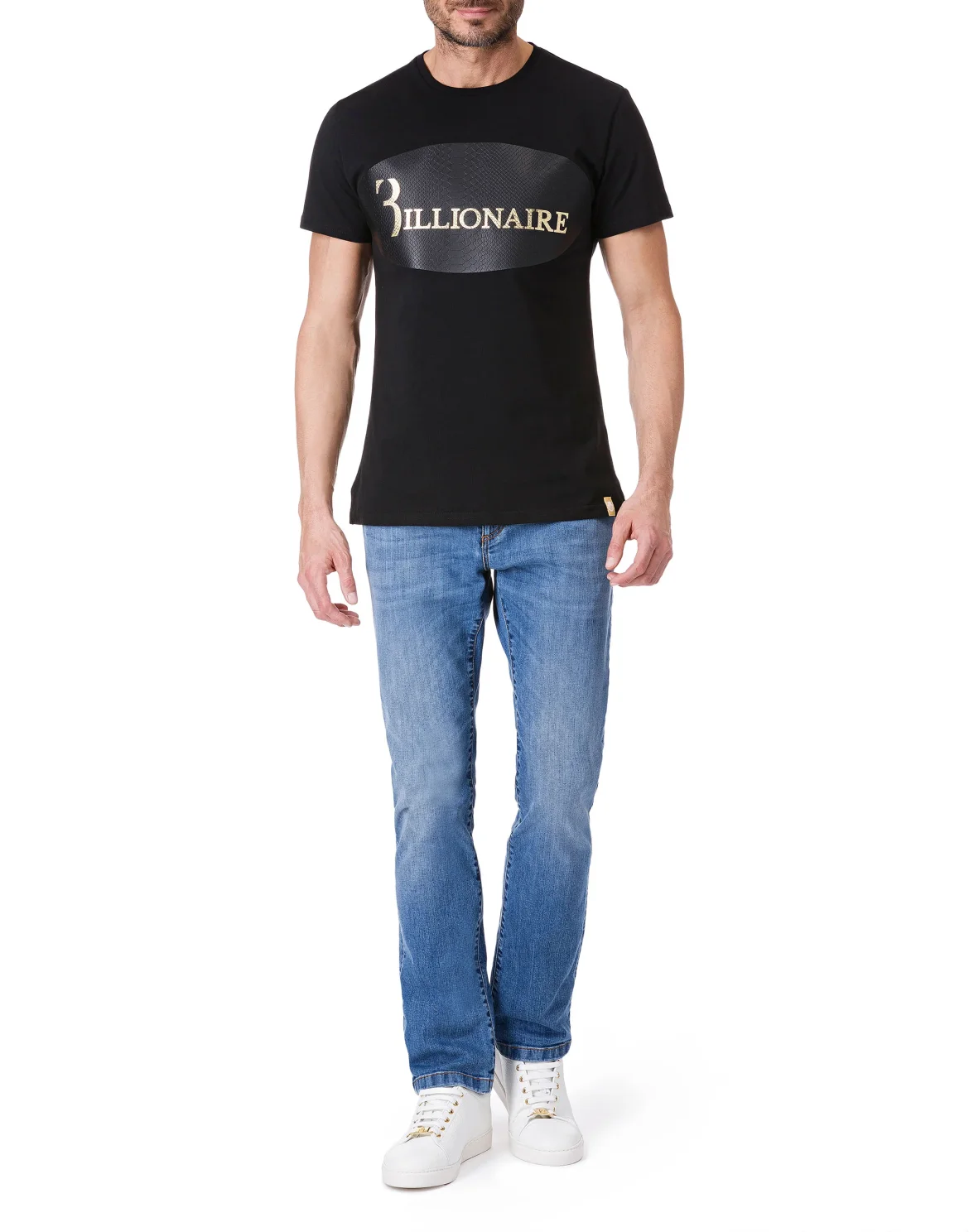 T-shirt Round Neck SS "Python", цвет: Черный