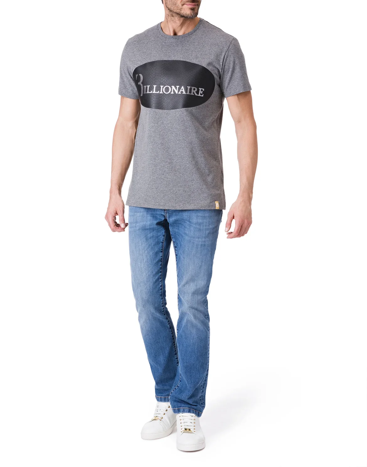 T-shirt Round Neck SS "Python", цвет: Серый