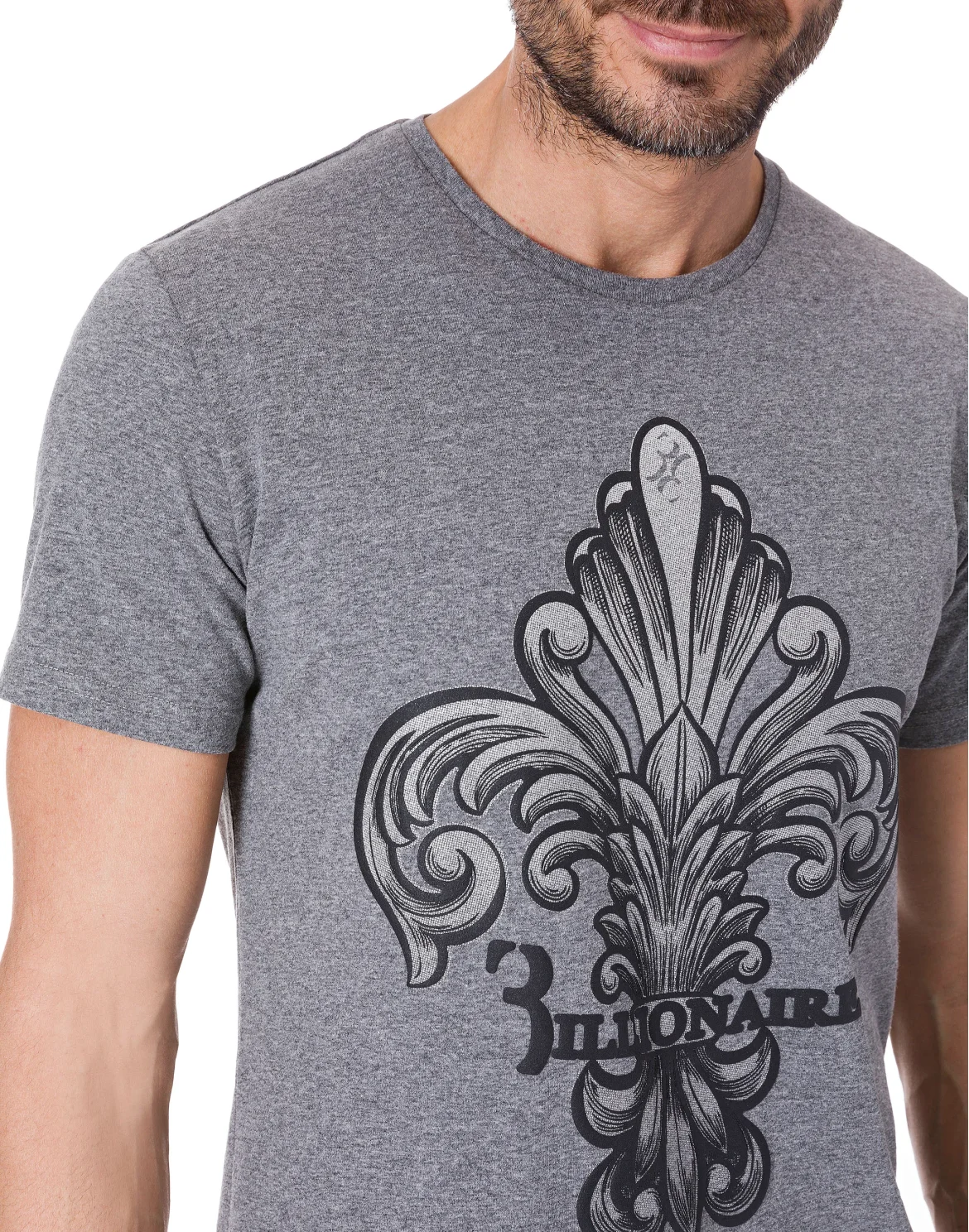 T-shirt Round Neck SS "Mannie", цвет: Серый