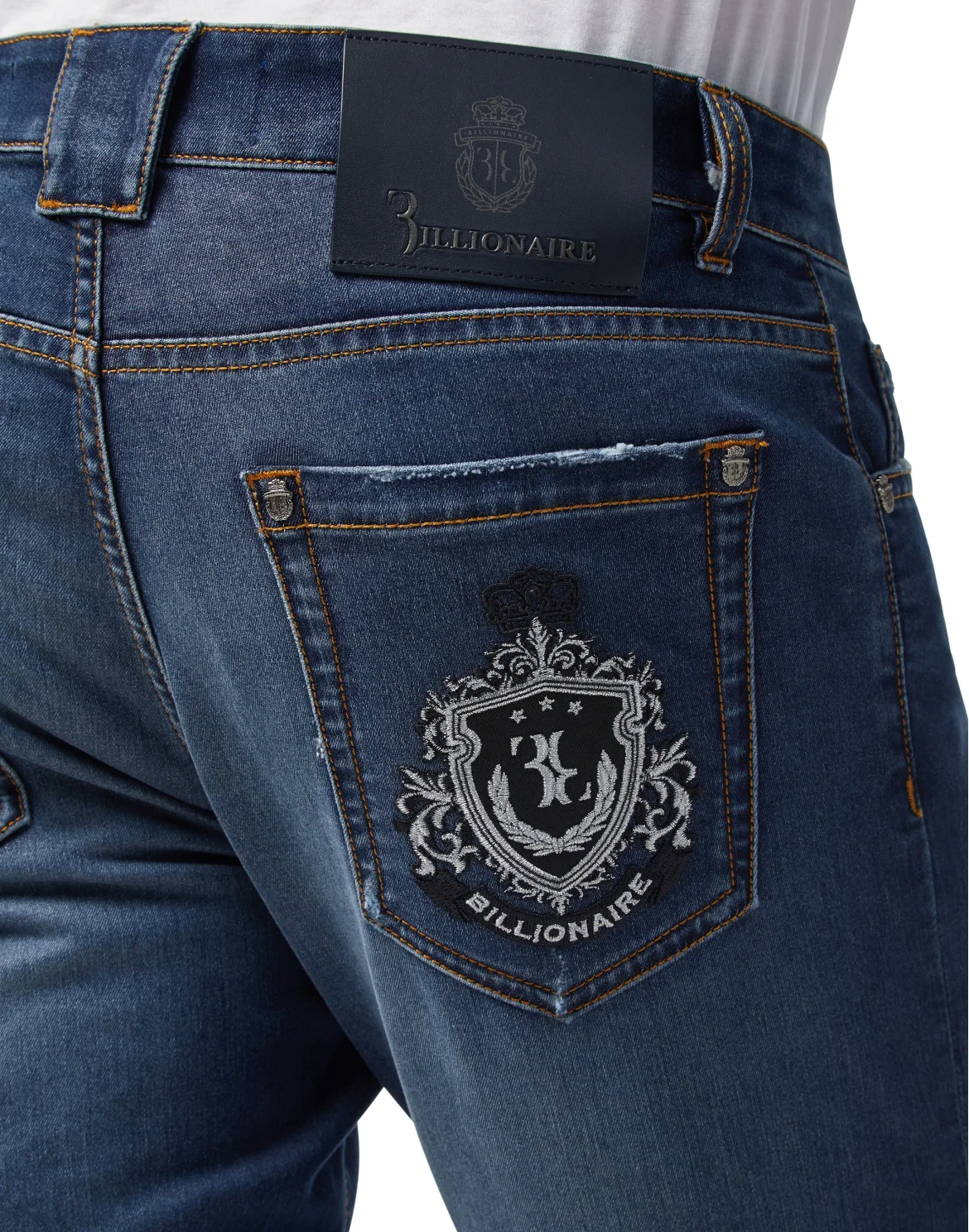Super Straight Cut Crest, цвет: Синий