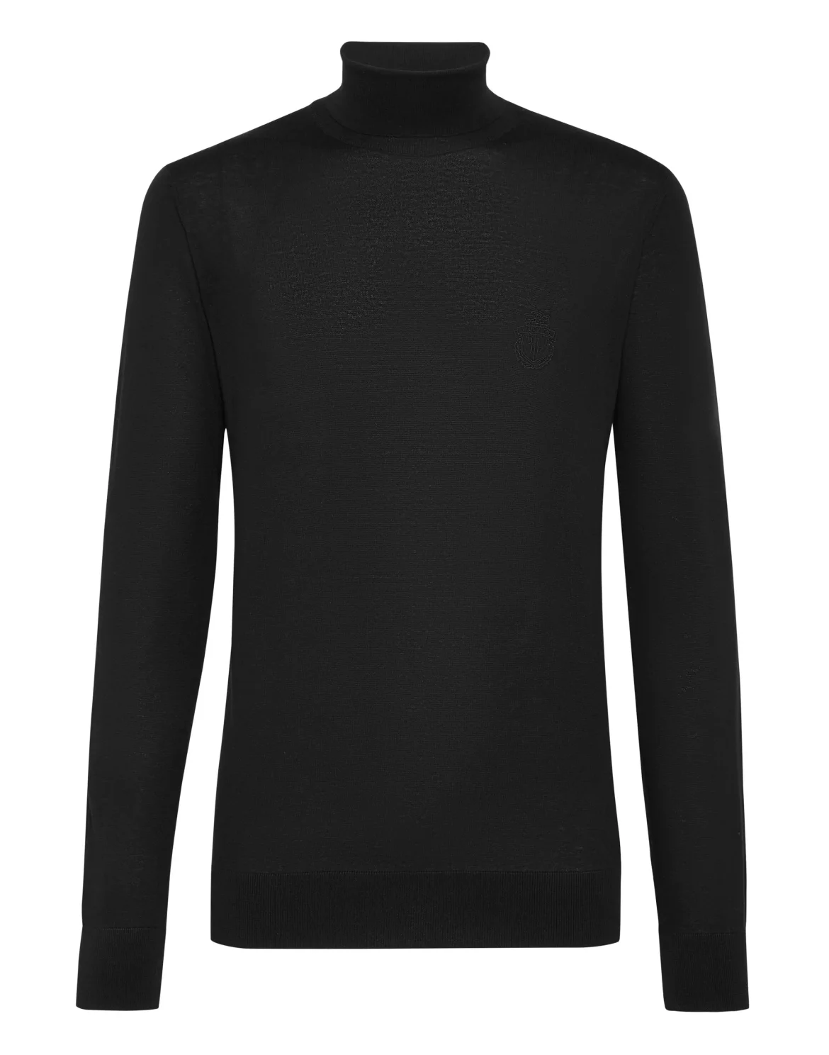 Turtle Neck LS Crest, цвет: Черный