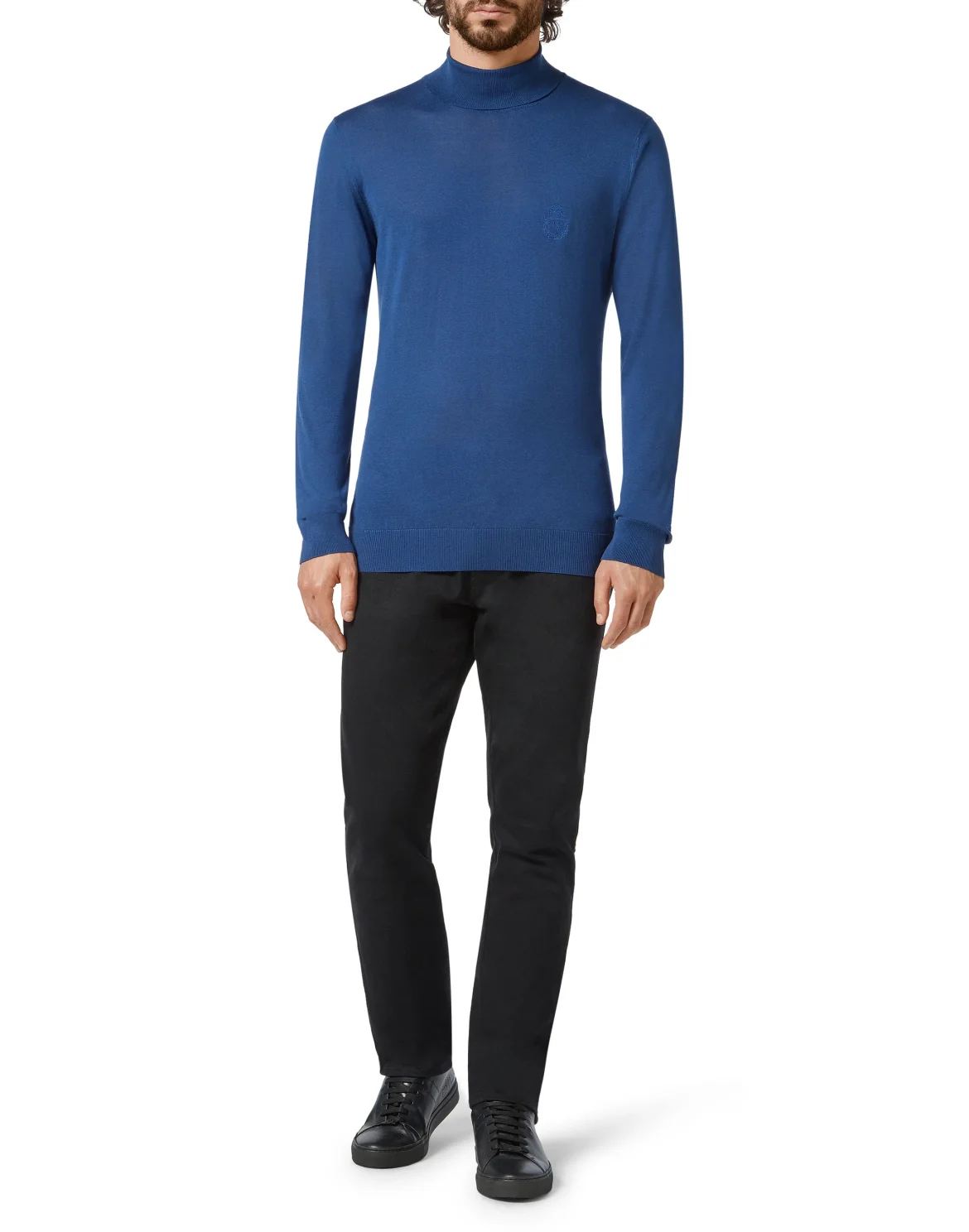 Turtle Neck LS Crest, цвет: Синий