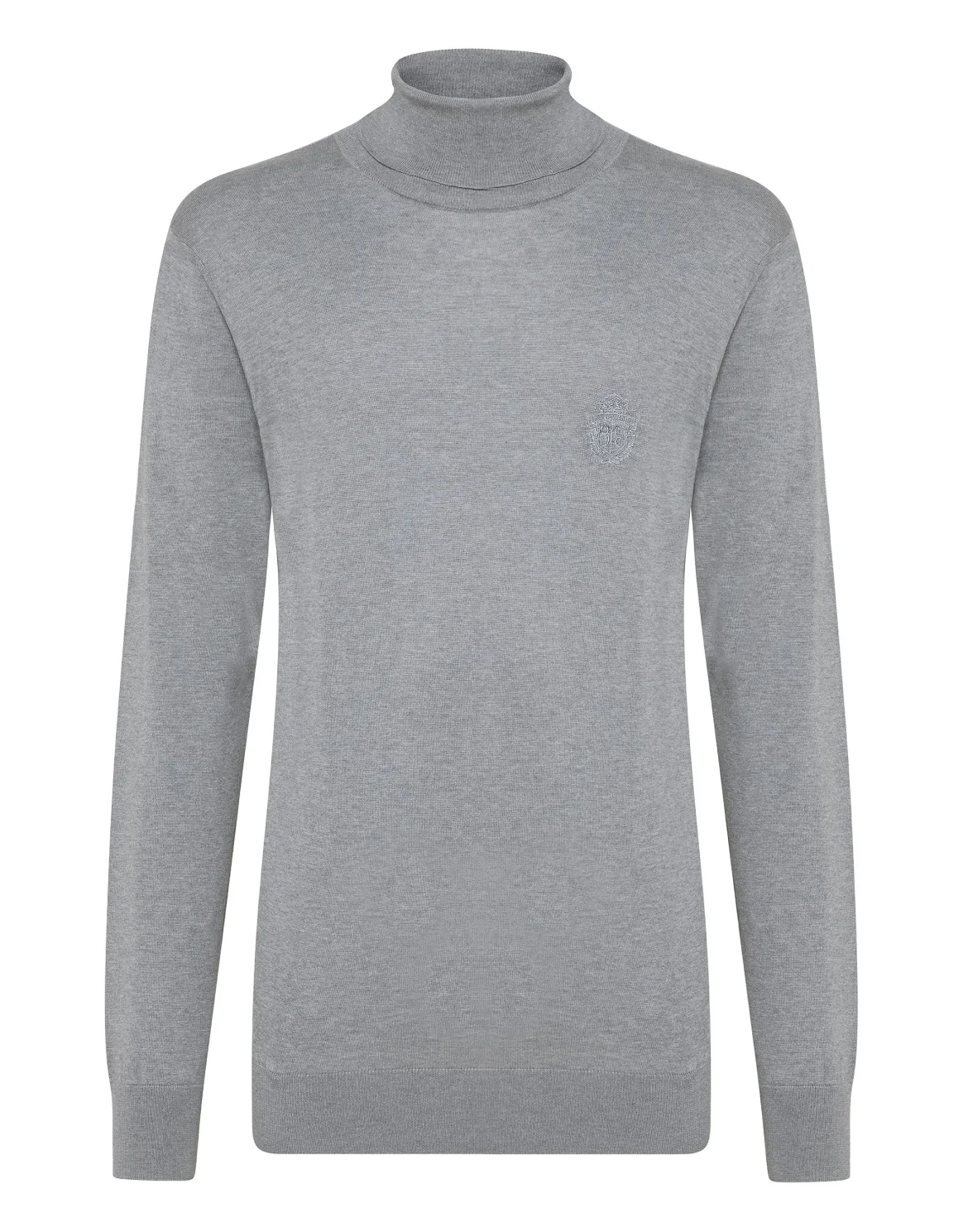 Turtle Neck LS Crest, цвет: Серый