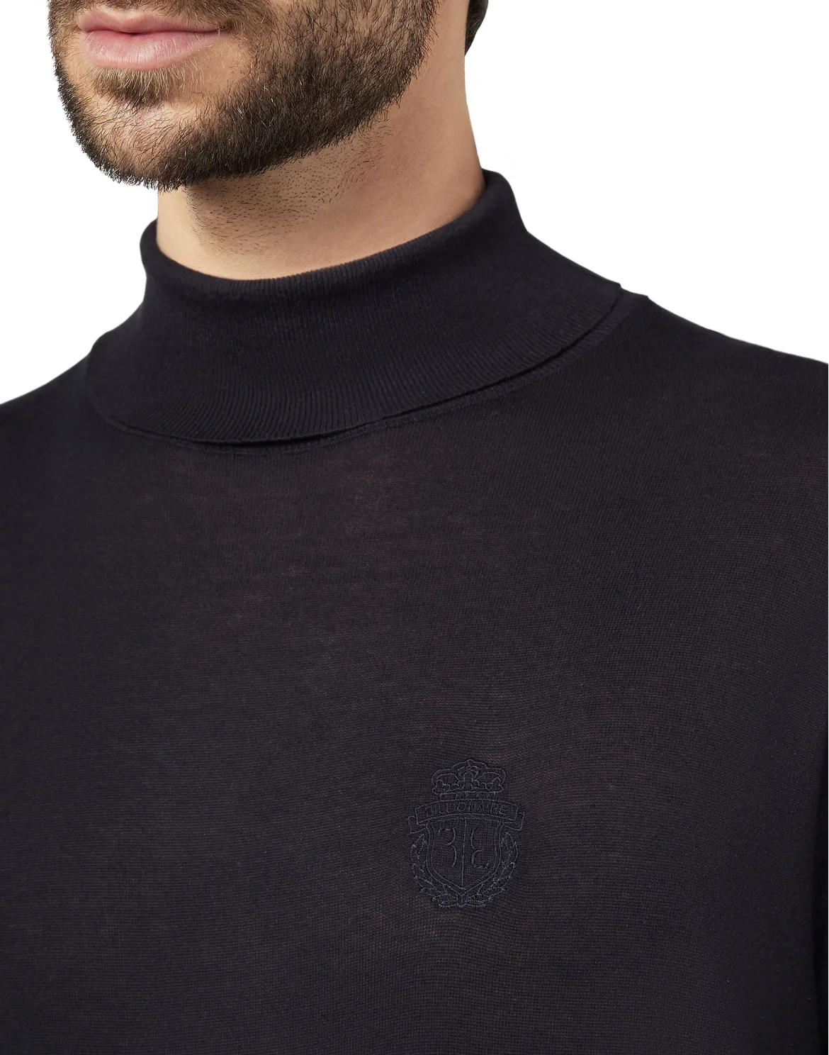 Turtle Neck LS Crest, цвет: Синий