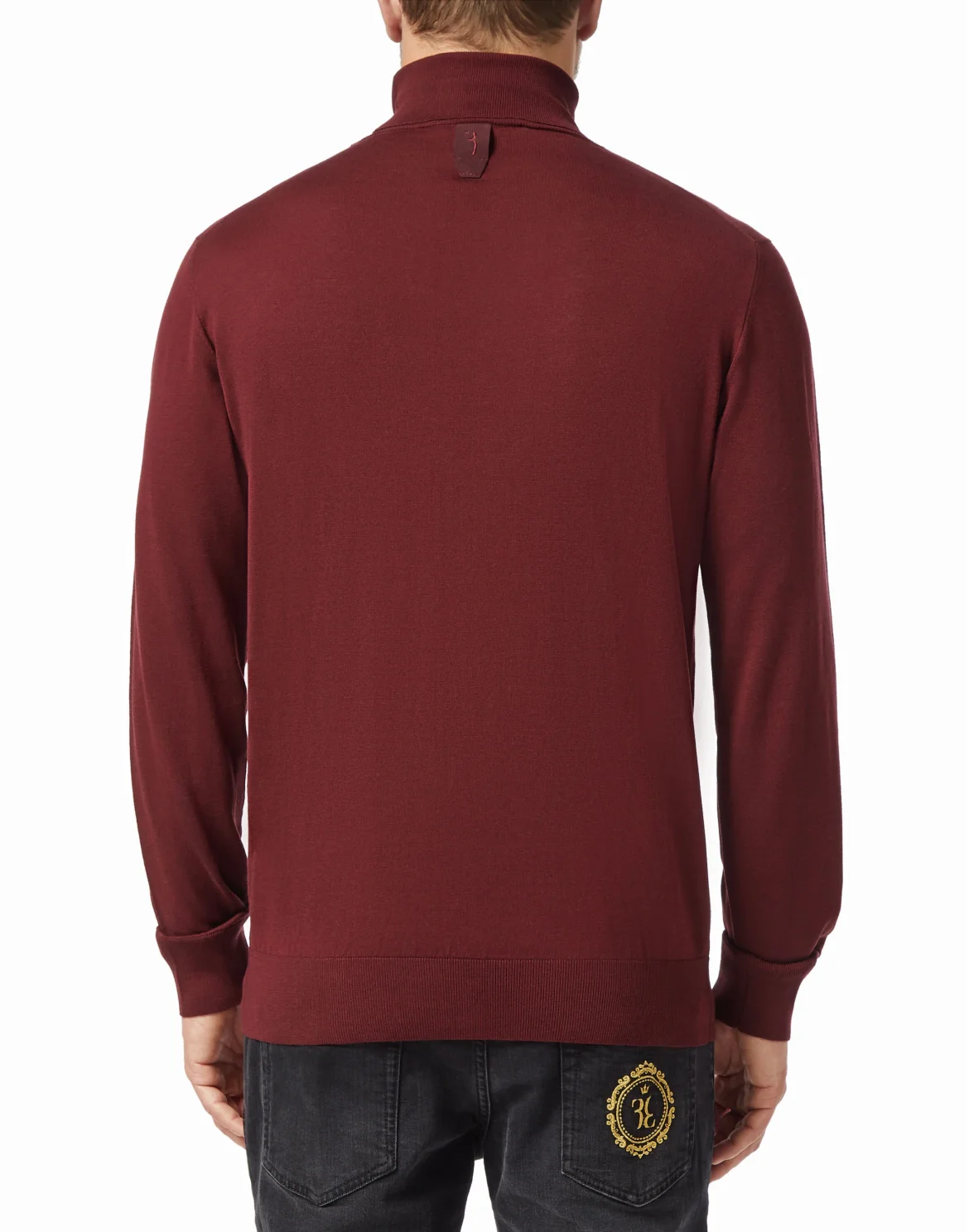 Turtle Neck LS Crest, цвет: Красный