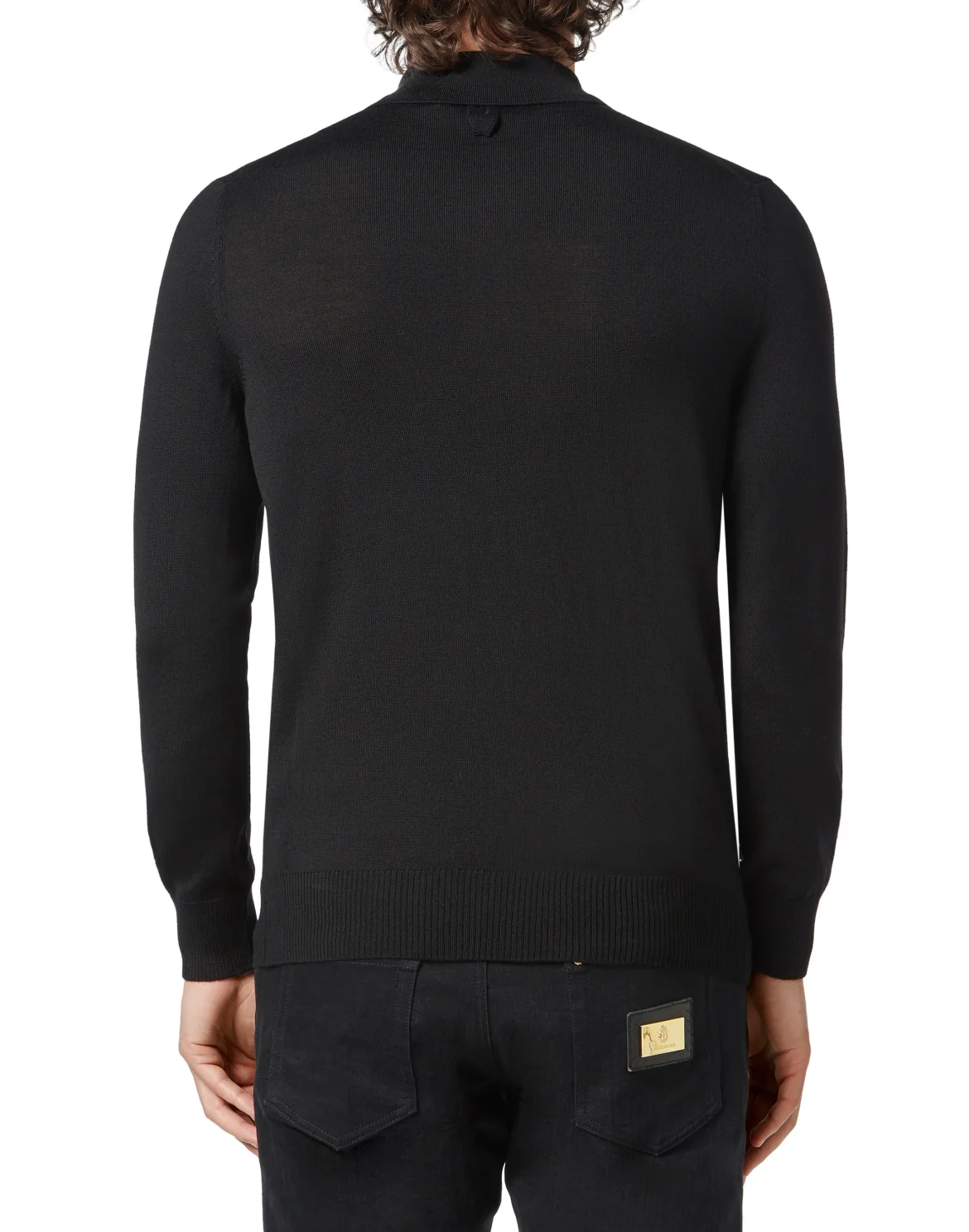 Pullover zip mock Crest, цвет: Черный
