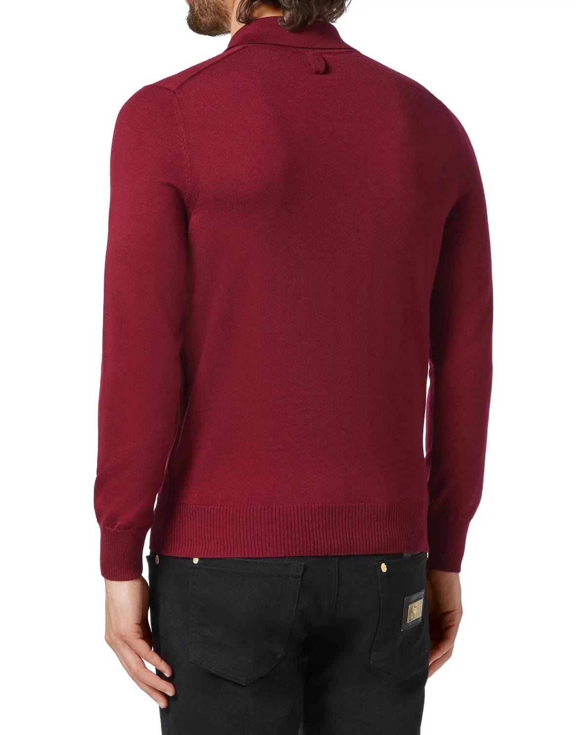 Pullover zip mock Crest, цвет: Красный