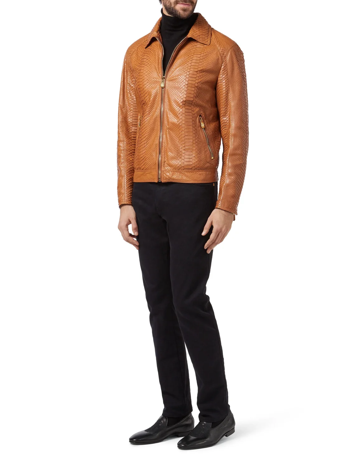 Leather Jacket Luxury, цвет: Коричневый