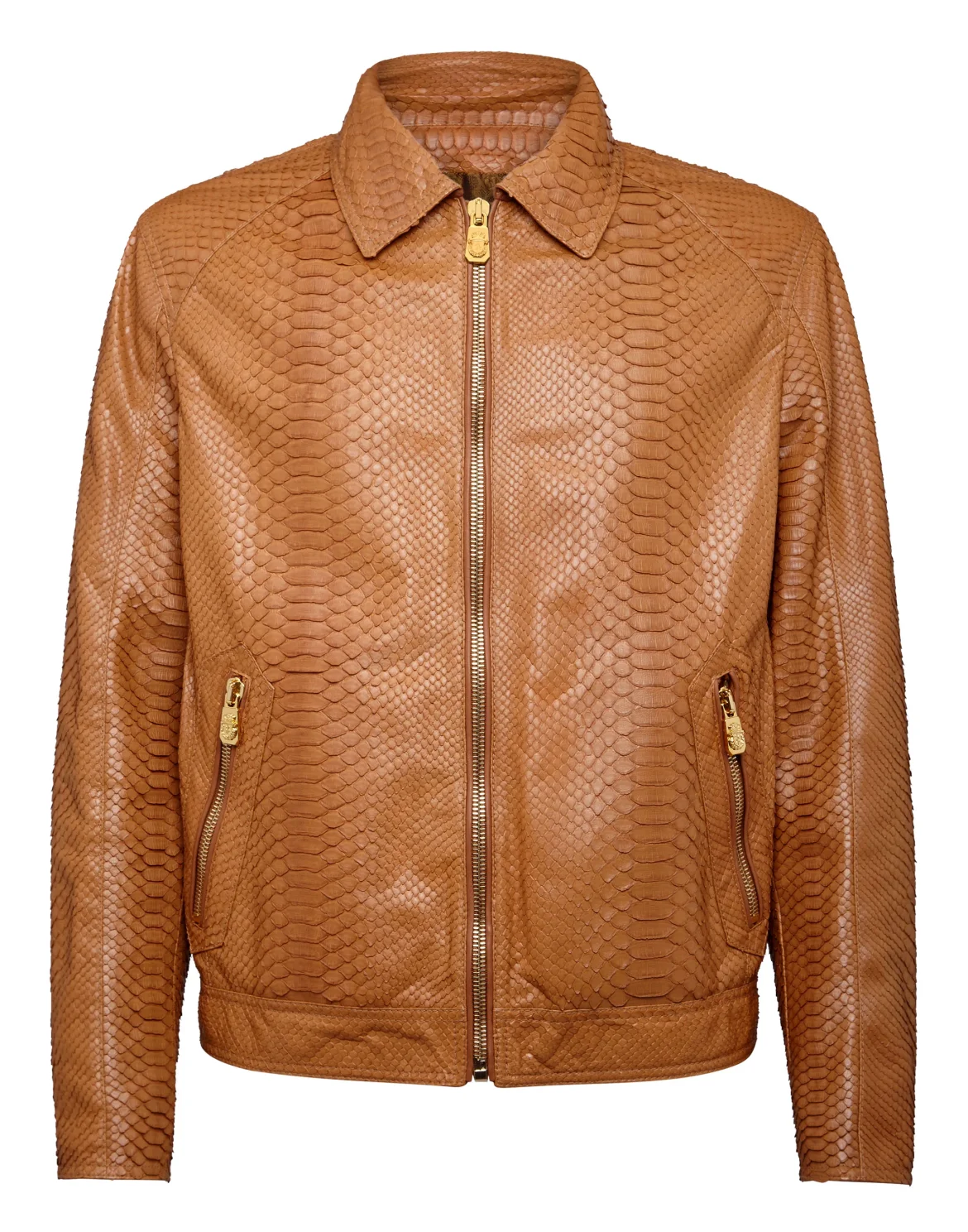 Leather Jacket Luxury, цвет: Коричневый
