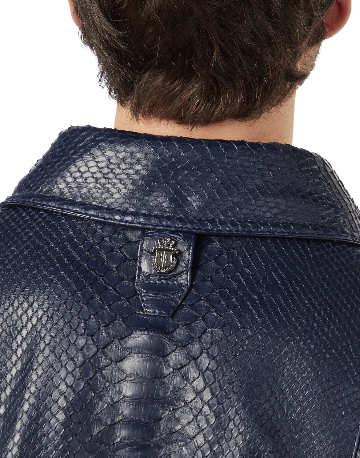 Leather Jacket Luxury, цвет: Синий