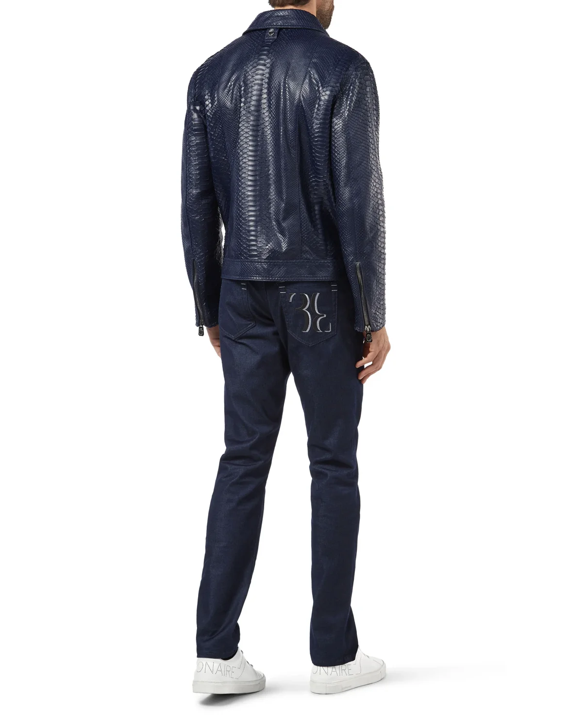 Leather Jacket Luxury, цвет: Синий