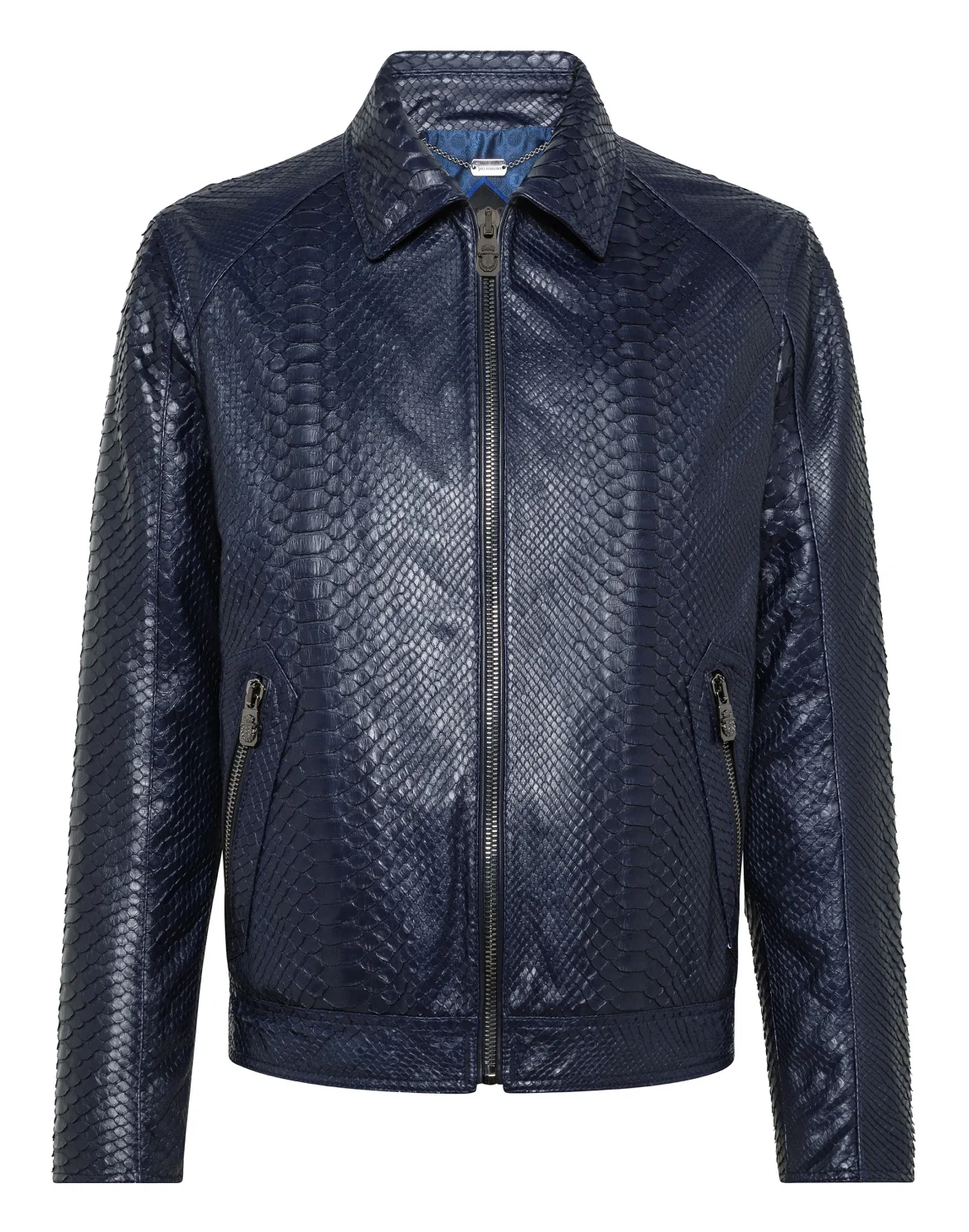 Leather Jacket Luxury, цвет: Синий