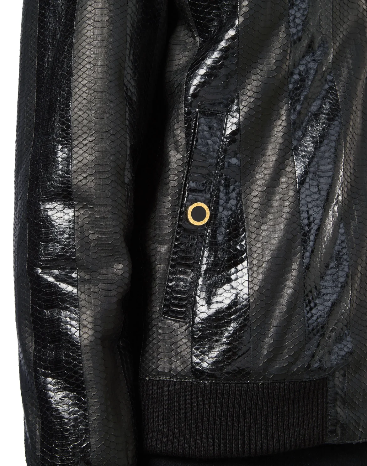 Leather Bomber Luxury, цвет: Черный