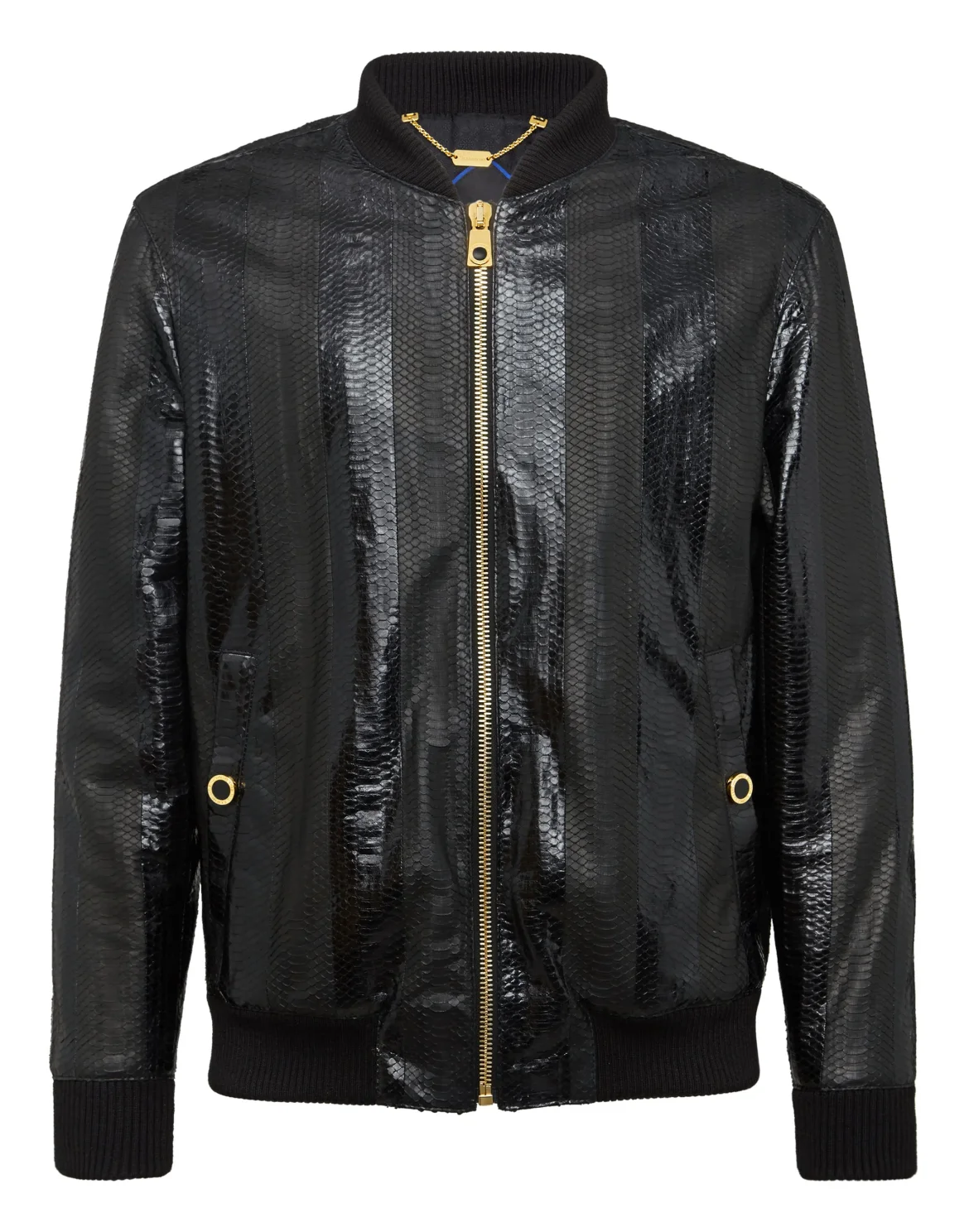 Leather Bomber Luxury, цвет: Черный