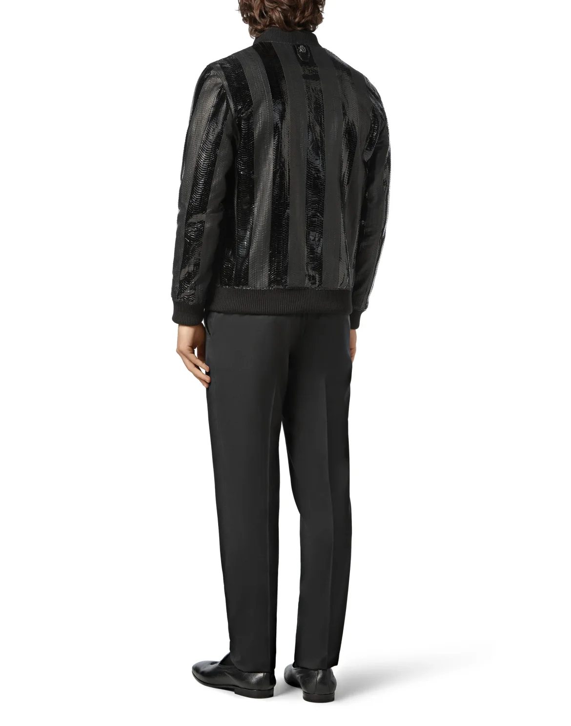 Leather Bomber Luxury, цвет: Черный