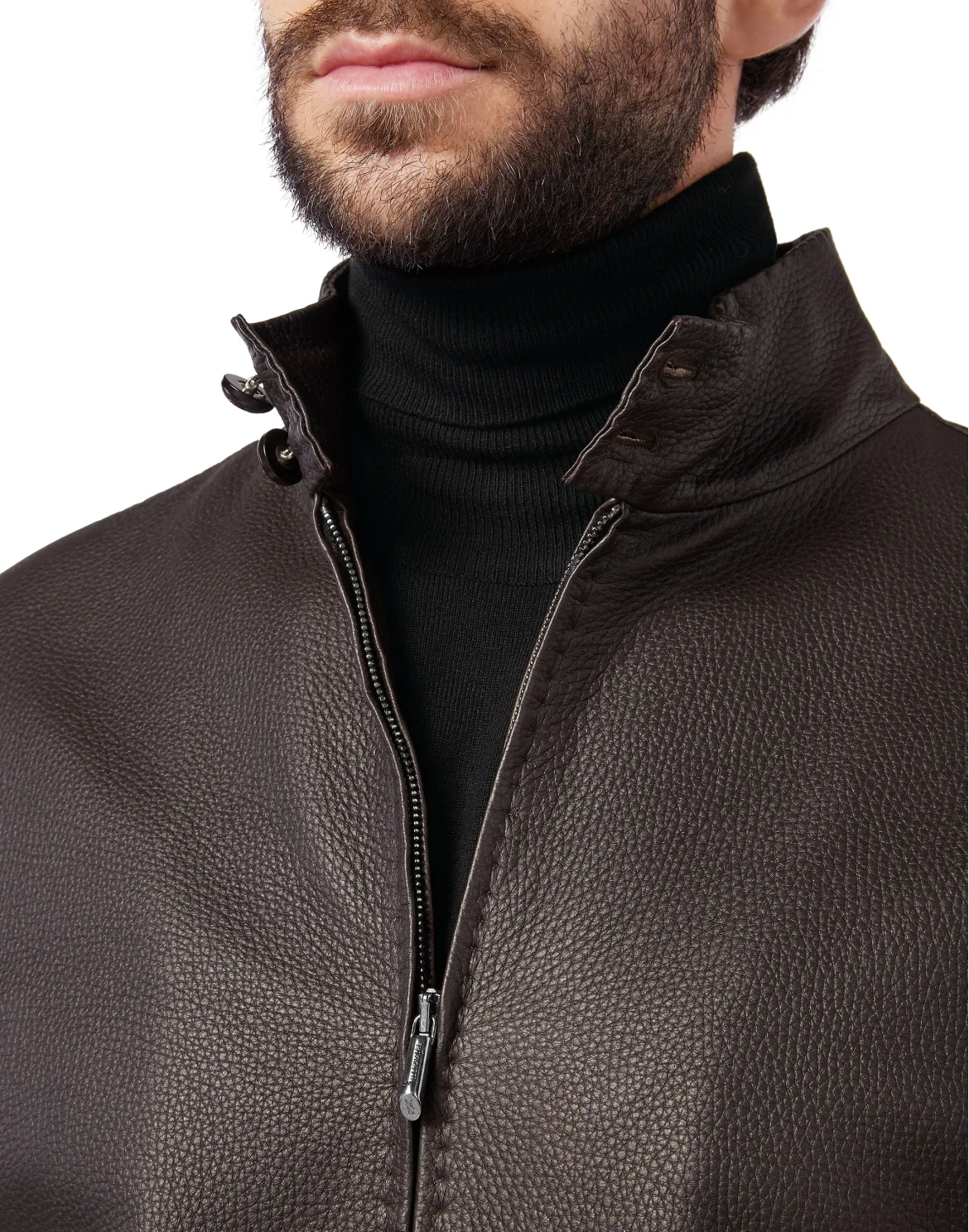 Leather Jacket Crest, цвет: Коричневый