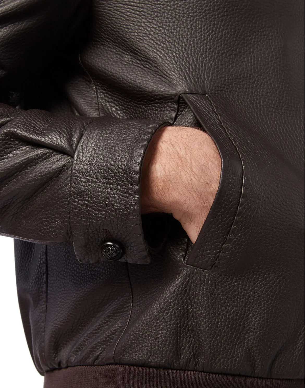 Leather Jacket Crest, цвет: Коричневый