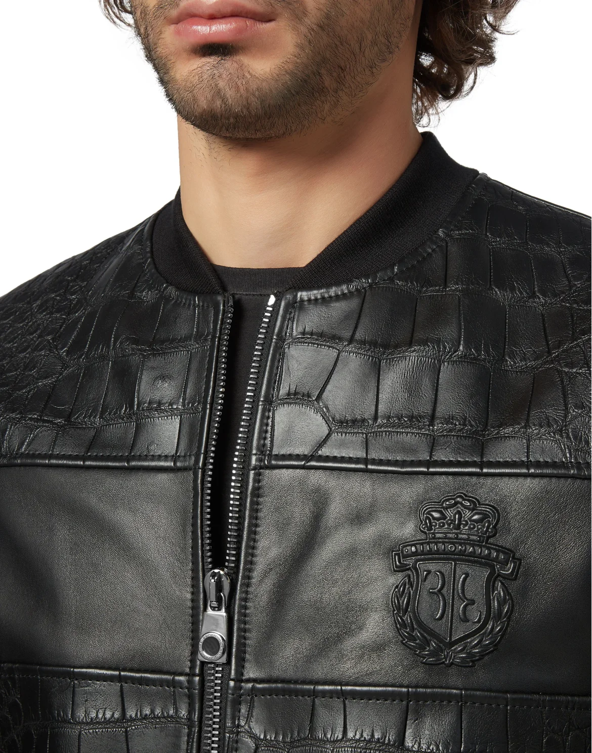 Leather Jacket Crest, цвет: Черный