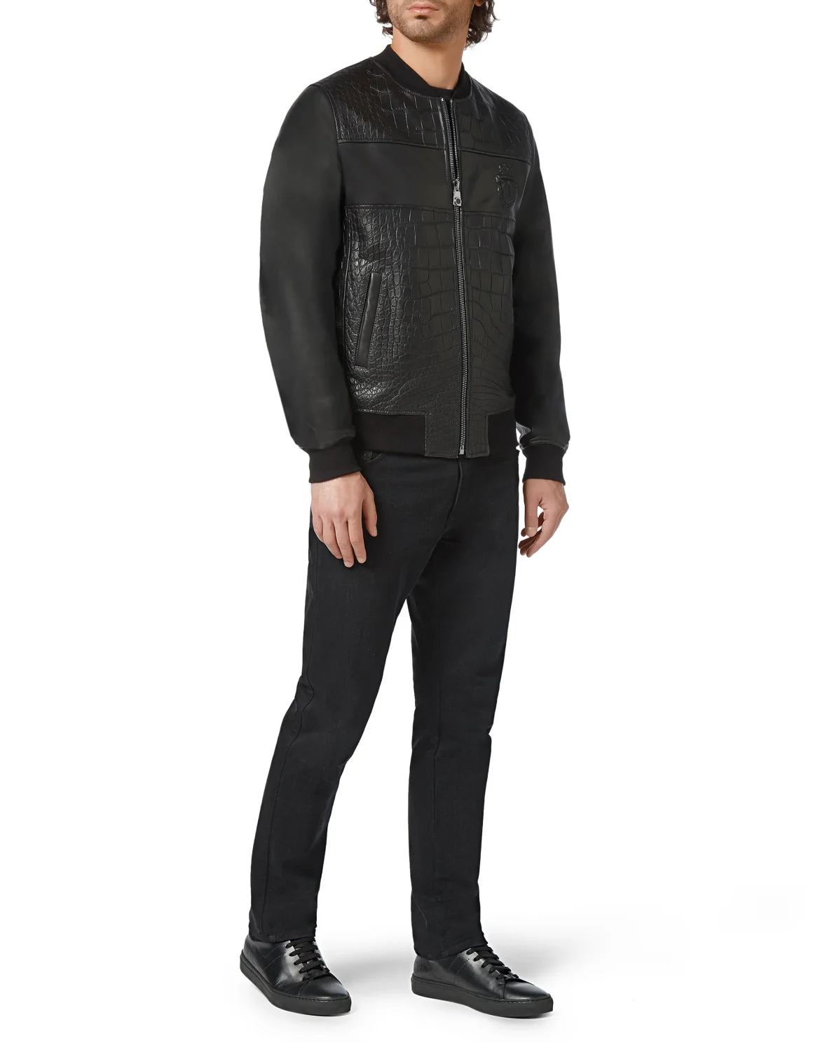Leather Jacket Crest, цвет: Черный