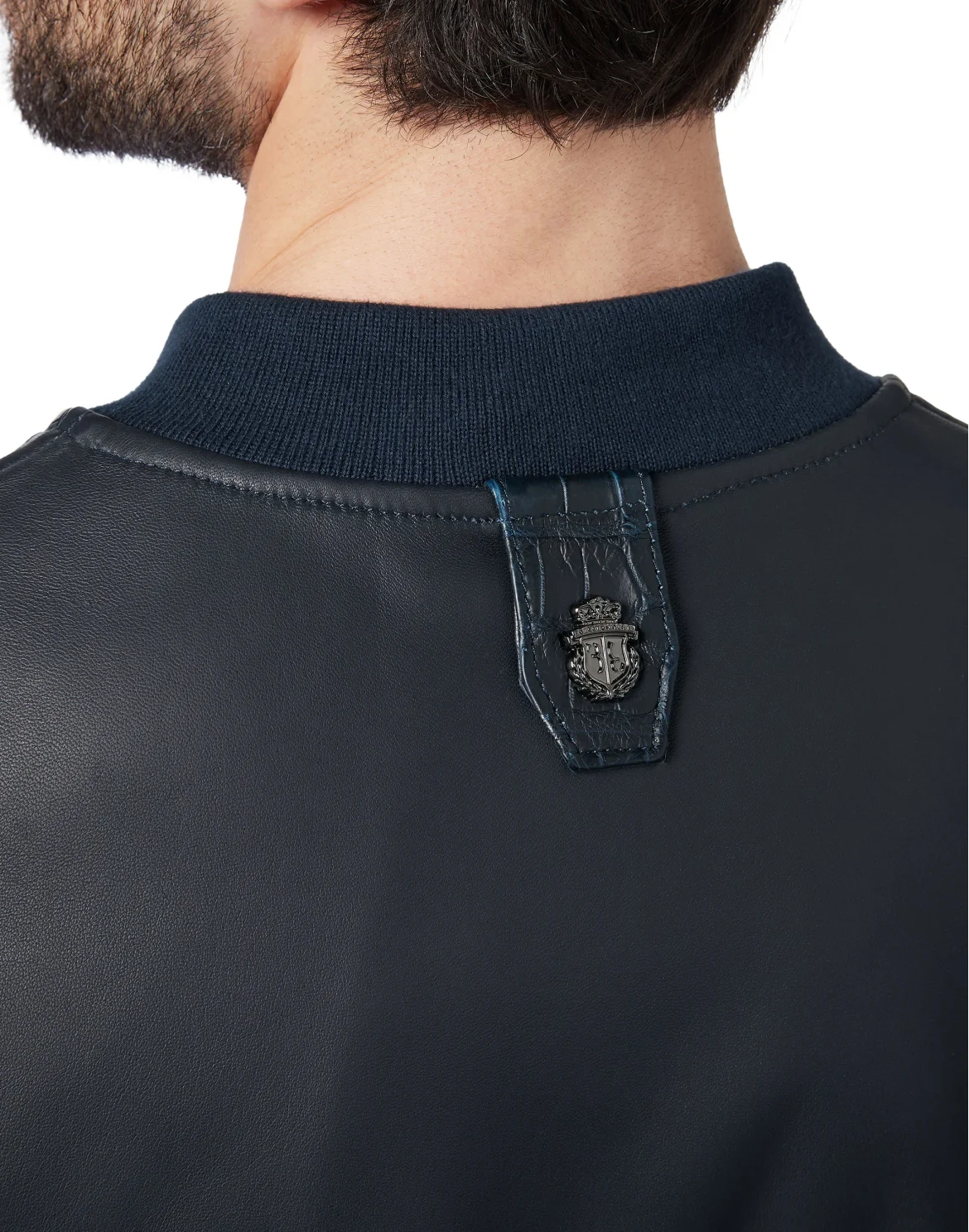 Leather Jacket Crest, цвет: Синий