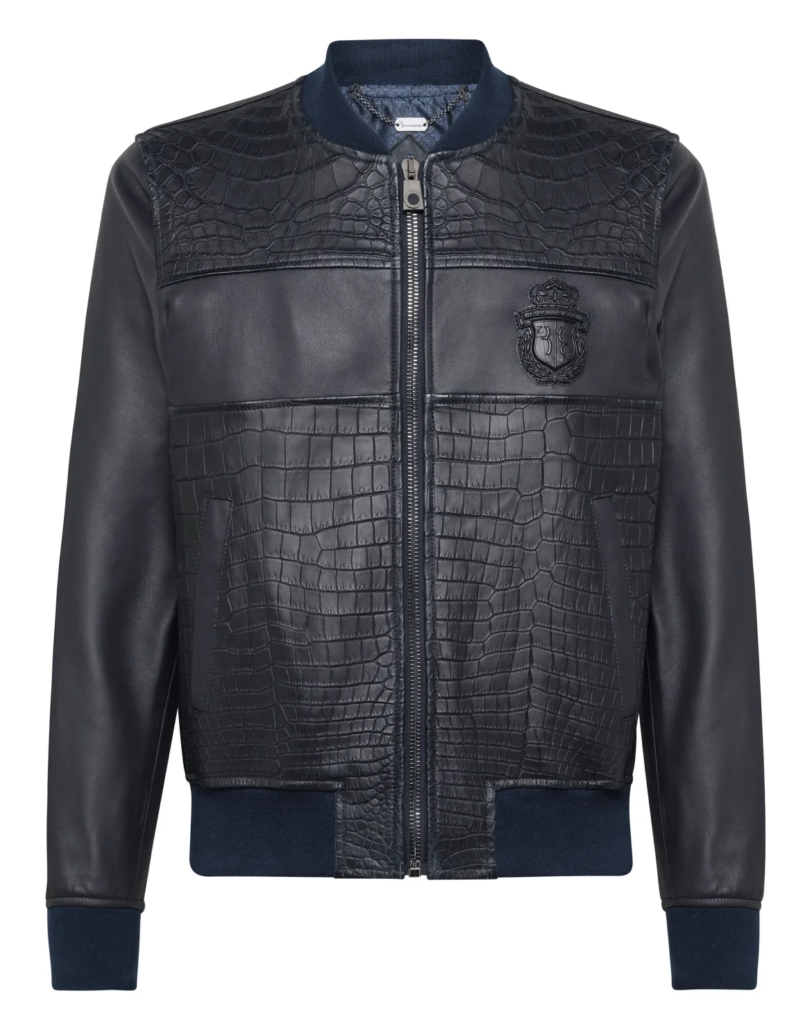 Leather Jacket Crest, цвет: Синий
