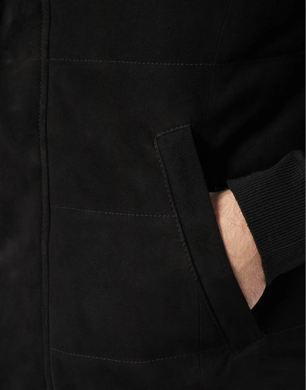 Leather Vest Short Statement, цвет: Черный