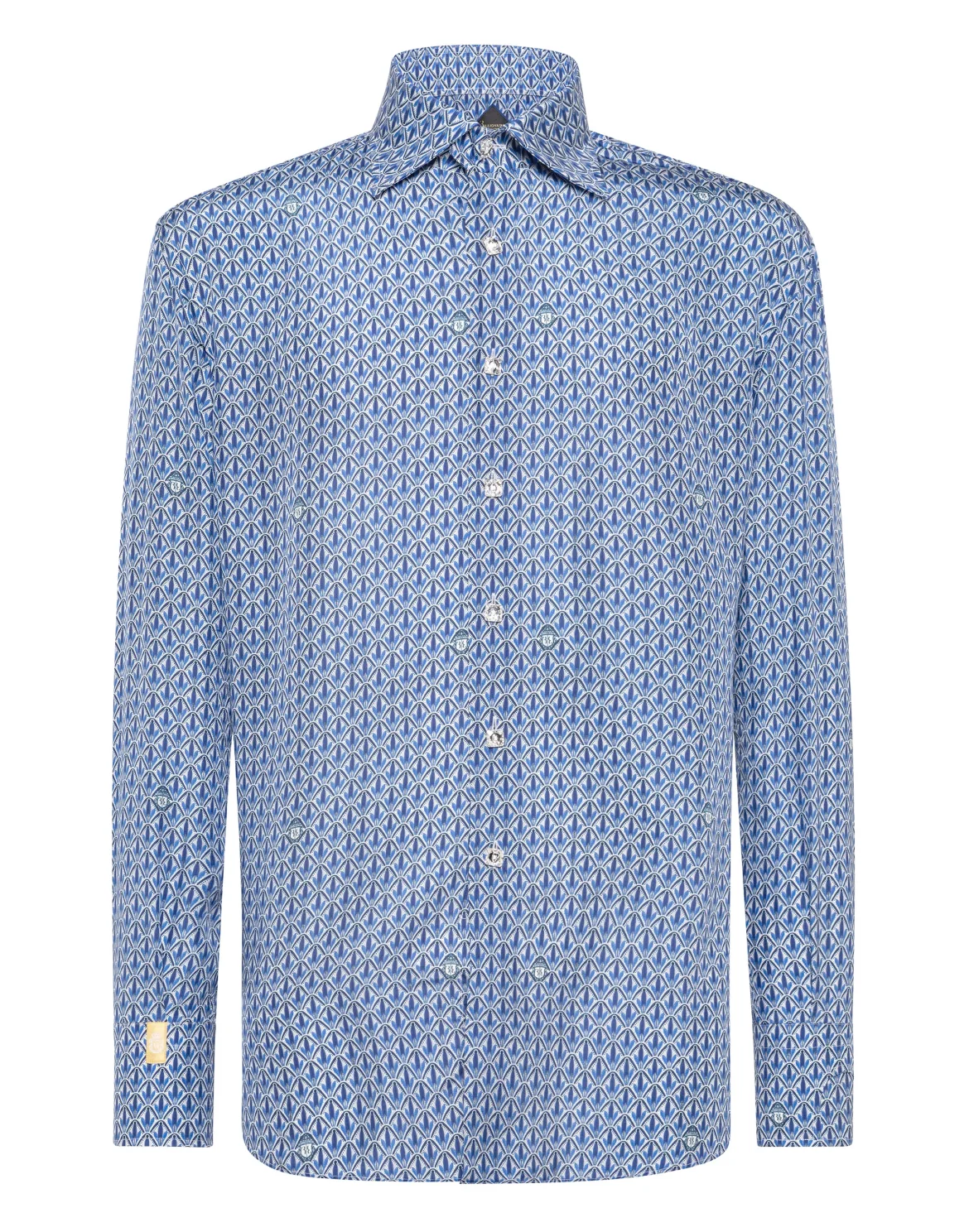 Shirt Gold Cut LS Flavio/Watch Flowers, цвет: Синий
