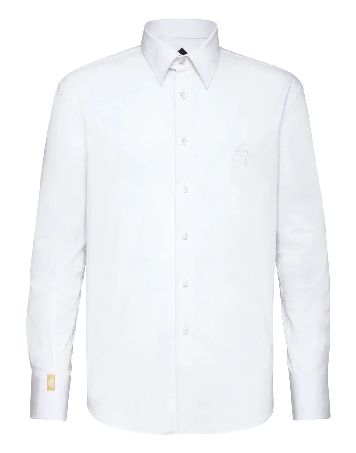 Shirt Gold Cut LS Milano/Multi Crest, цвет: Белый