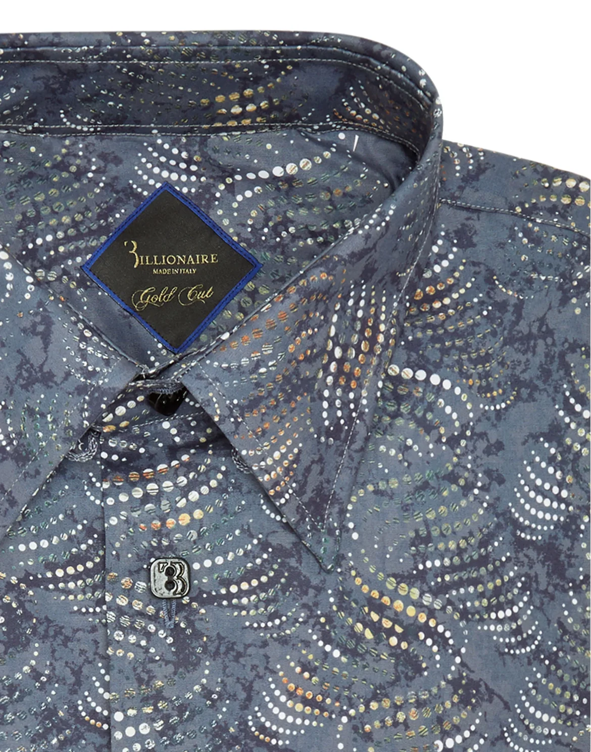 Shirt Gold Cut LS Milano/Multi Geometric, цвет: Синий