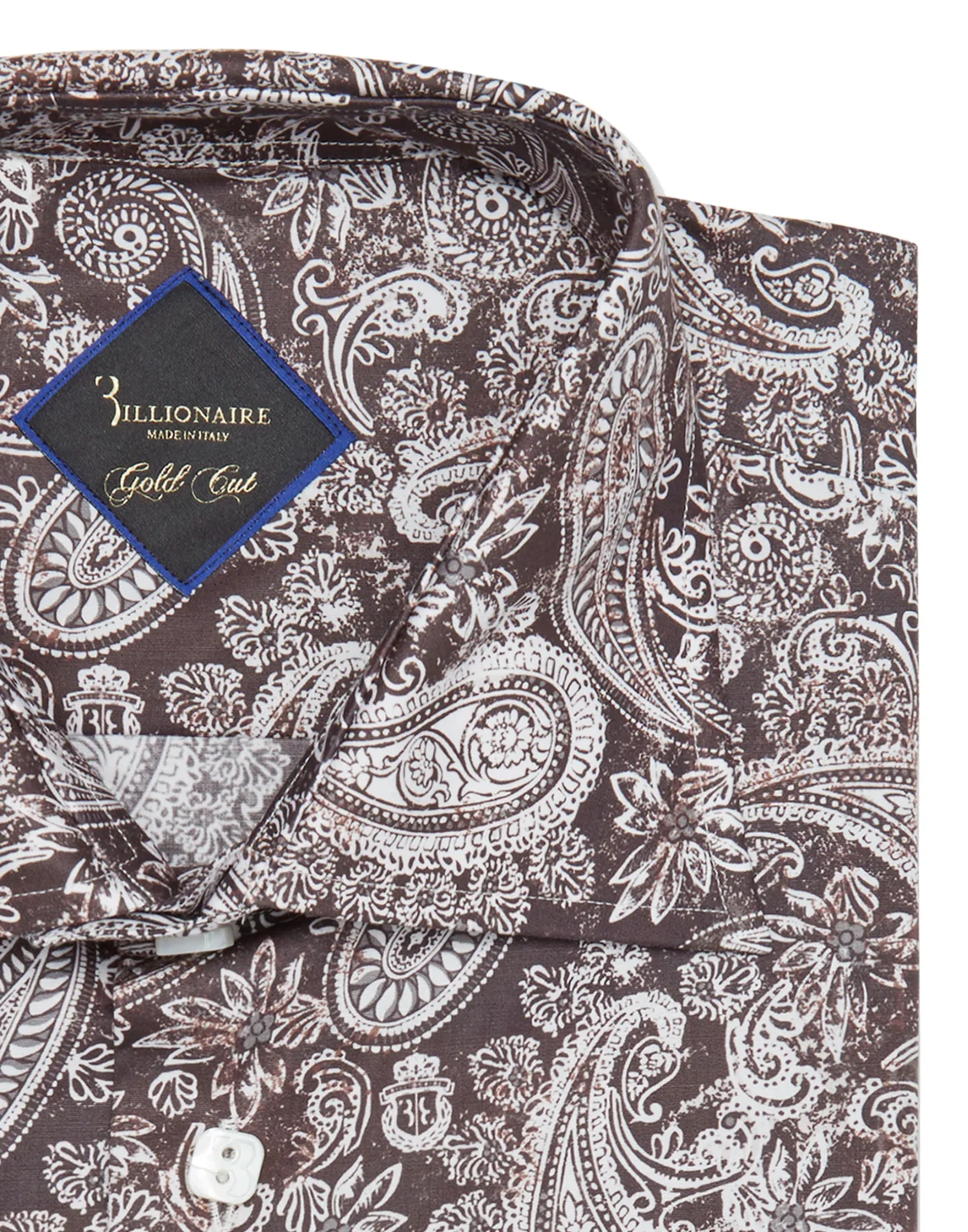 Shirt Gold Cut LS Flavio/Watch Paisley, цвет: Красный