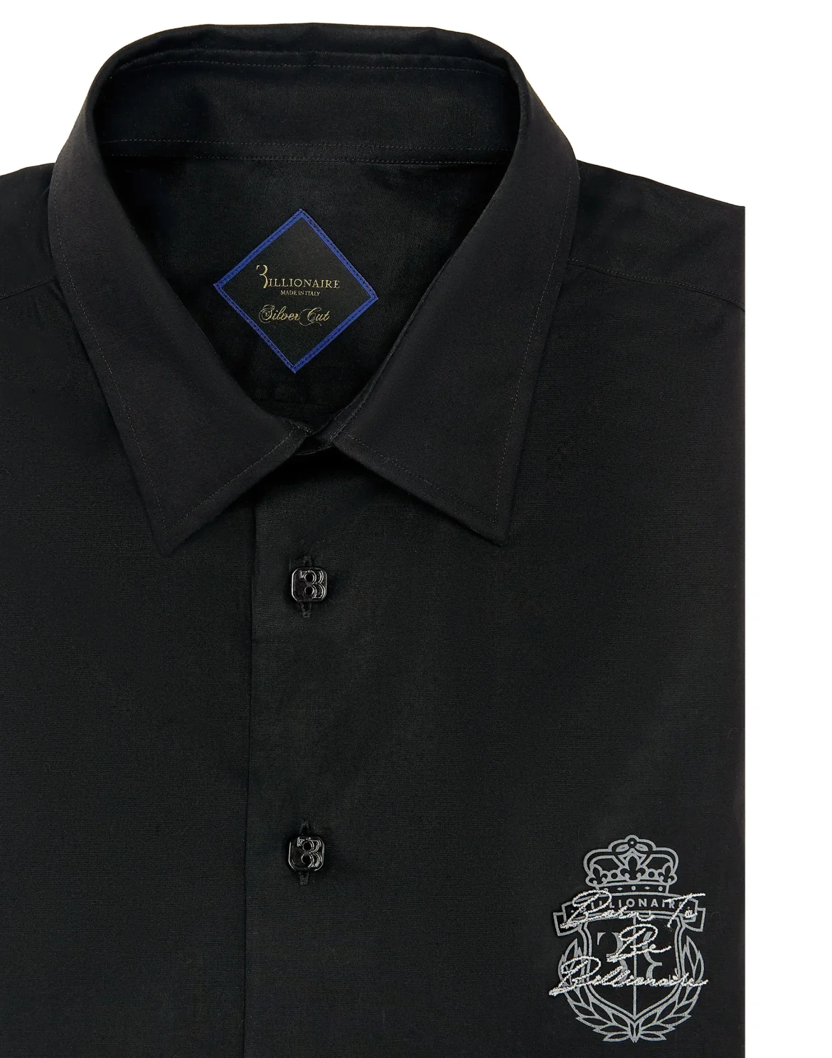 Shirt Silver Cut LS Milano/Watch Crest, цвет: Черный