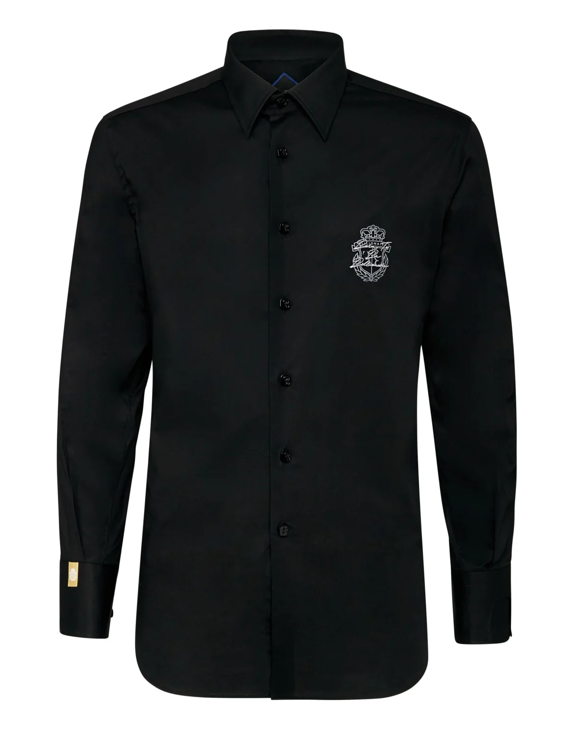 Shirt Silver Cut LS Milano/Watch Crest, цвет: Черный