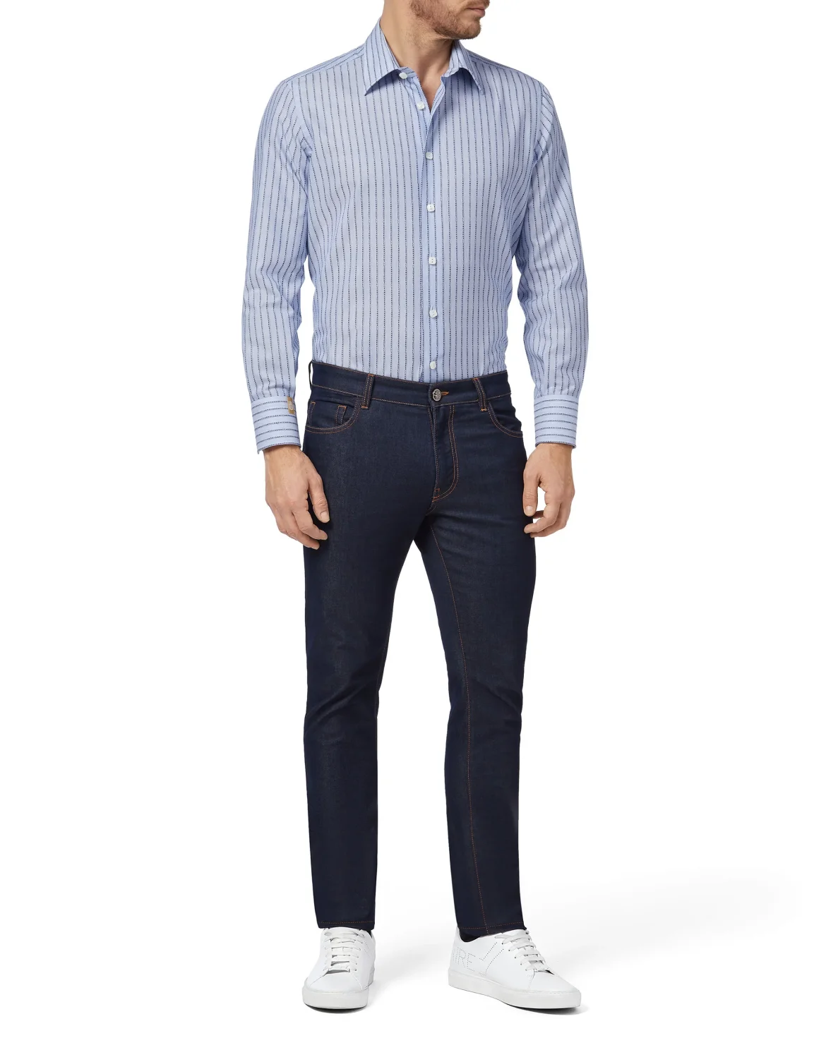 Shirt Silver Cut LS Milano/Watch Statement, цвет: Синий